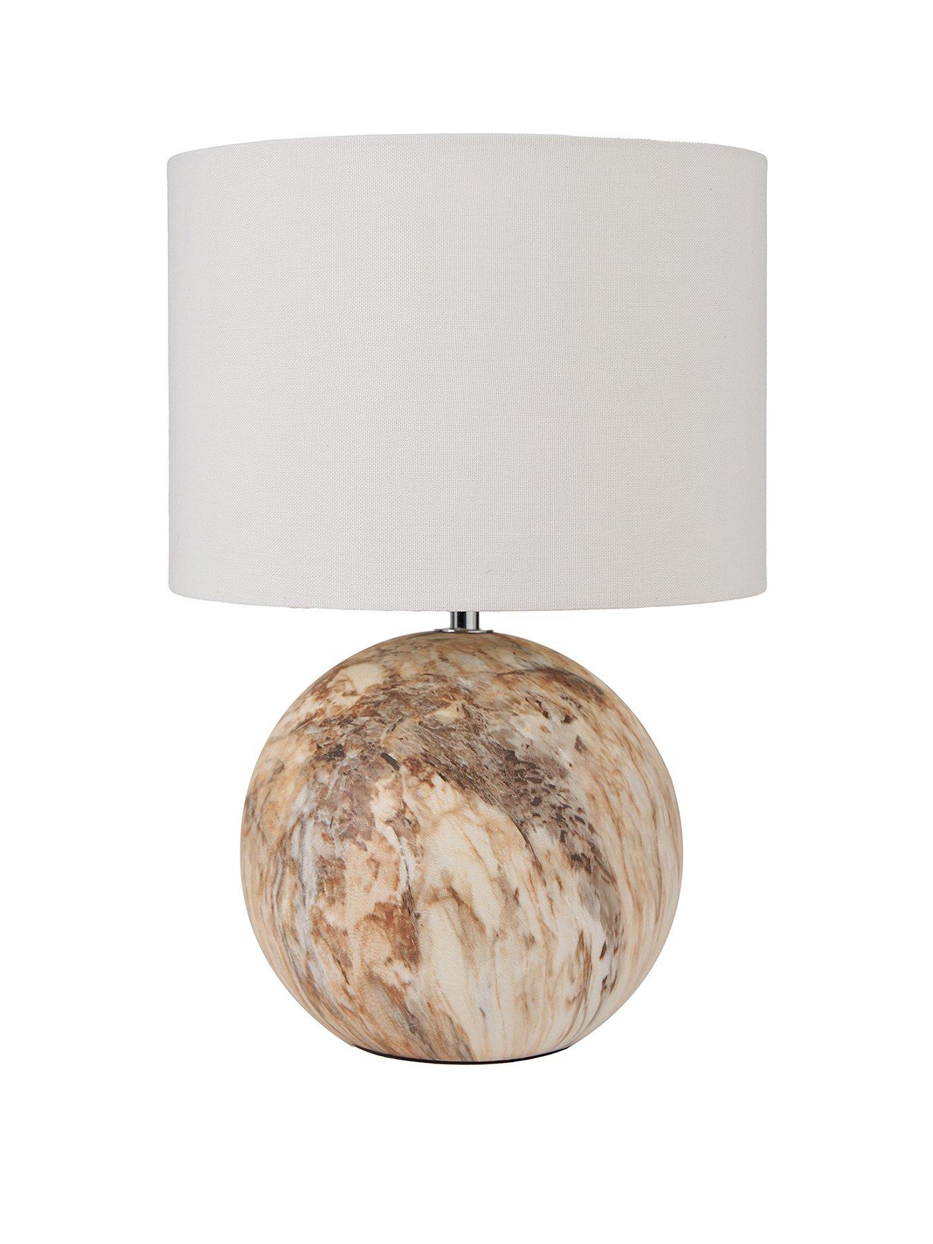 Image 2 of 7 of Pacific Lifestyle Viejo Natural Stone Effect Ceramic Table Lamp