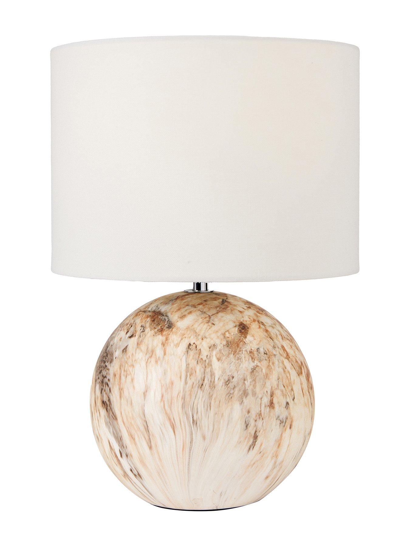 Image 6 of 7 of Pacific Lifestyle Viejo Natural Stone Effect Ceramic Table Lamp