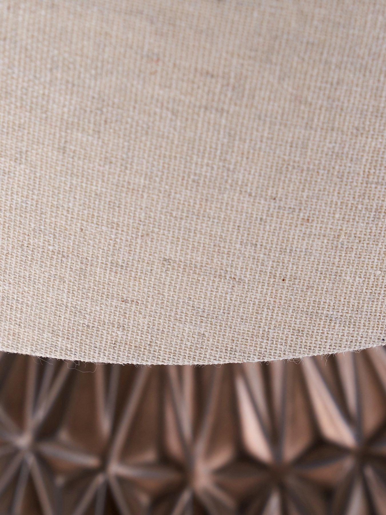 Image 4 of 6 of Pacific Lifestyle Anneli Bronze Aztec Texture Ceramic Table Lamp