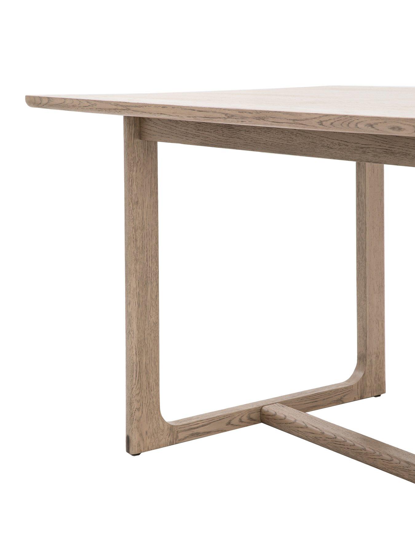 Image 5 of 6 of Gallery Direct Craft Dining Table - Smoked Oak