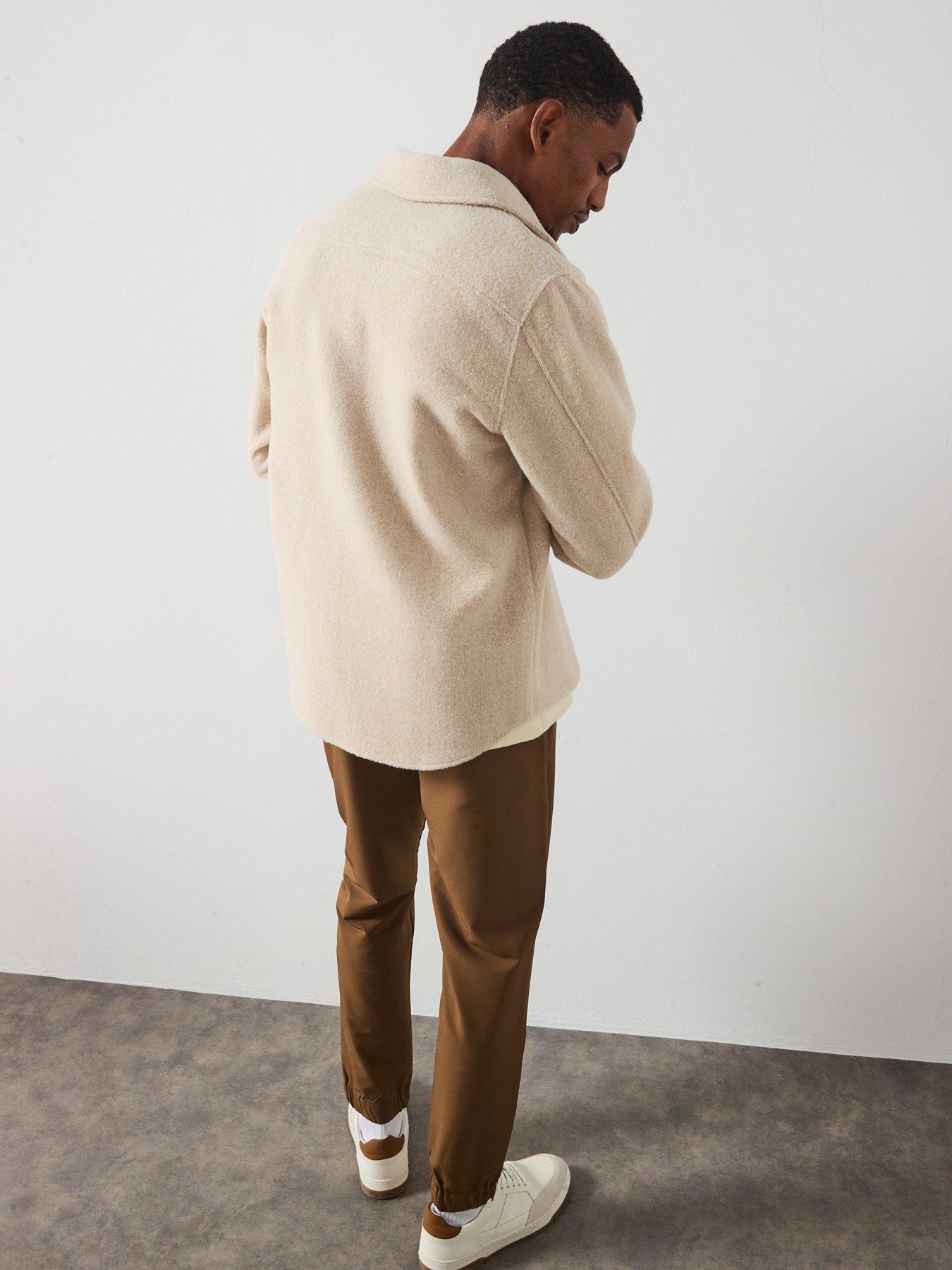  image of les-deux-lennon-boucleacute-overshirt-light-beige