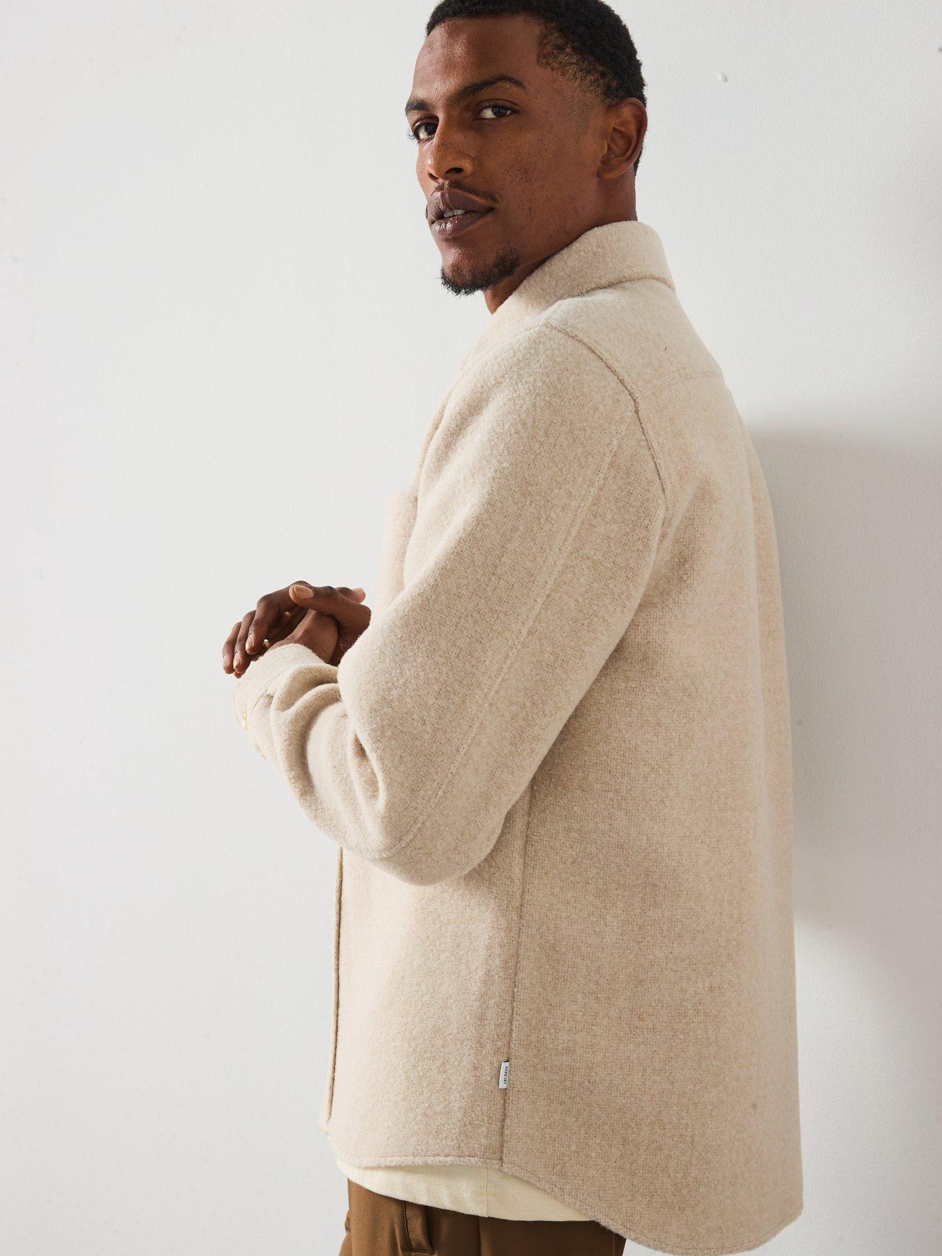  image of les-deux-lennon-boucleacute-overshirt-light-beige