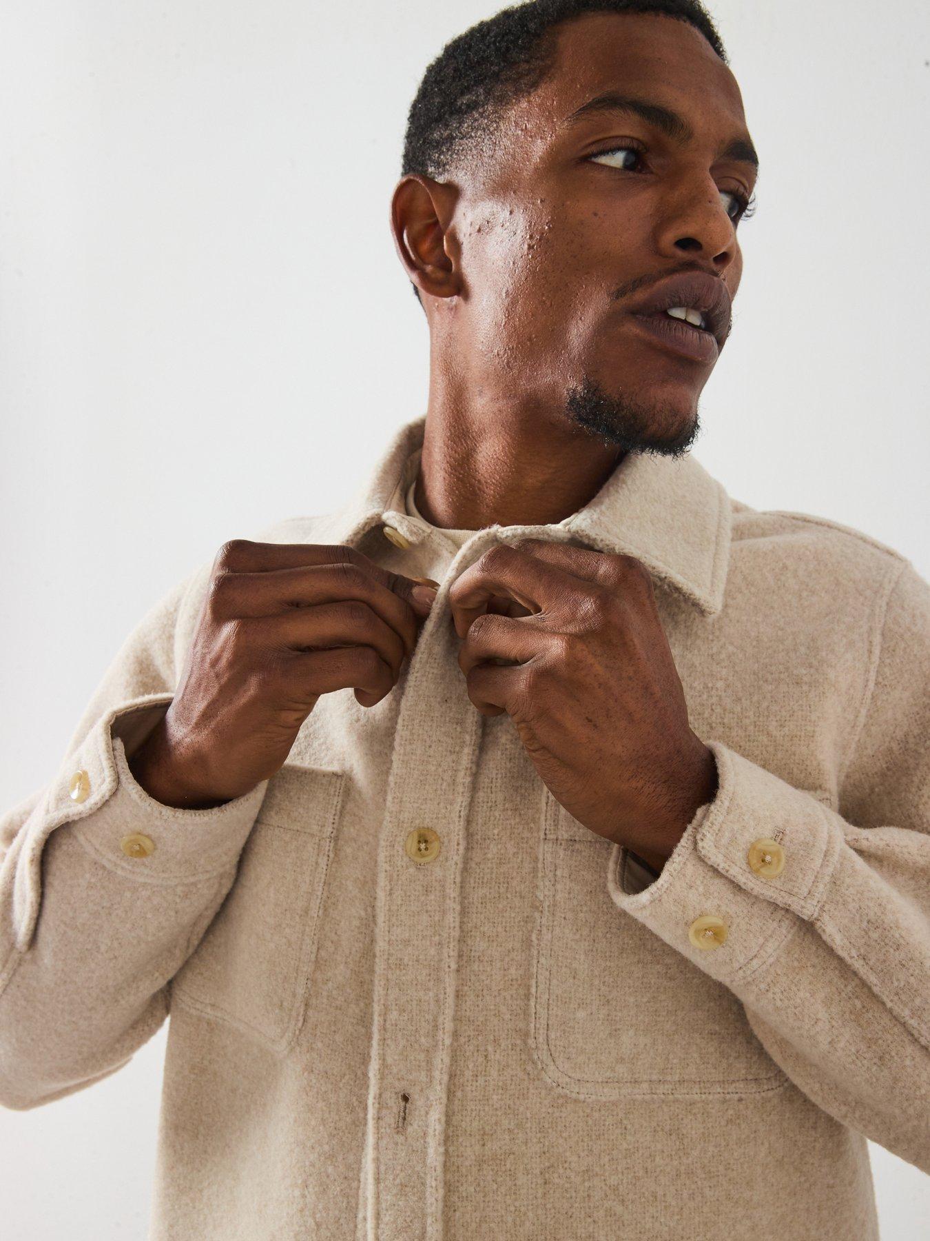  image of les-deux-lennon-boucleacute-overshirt-light-beige