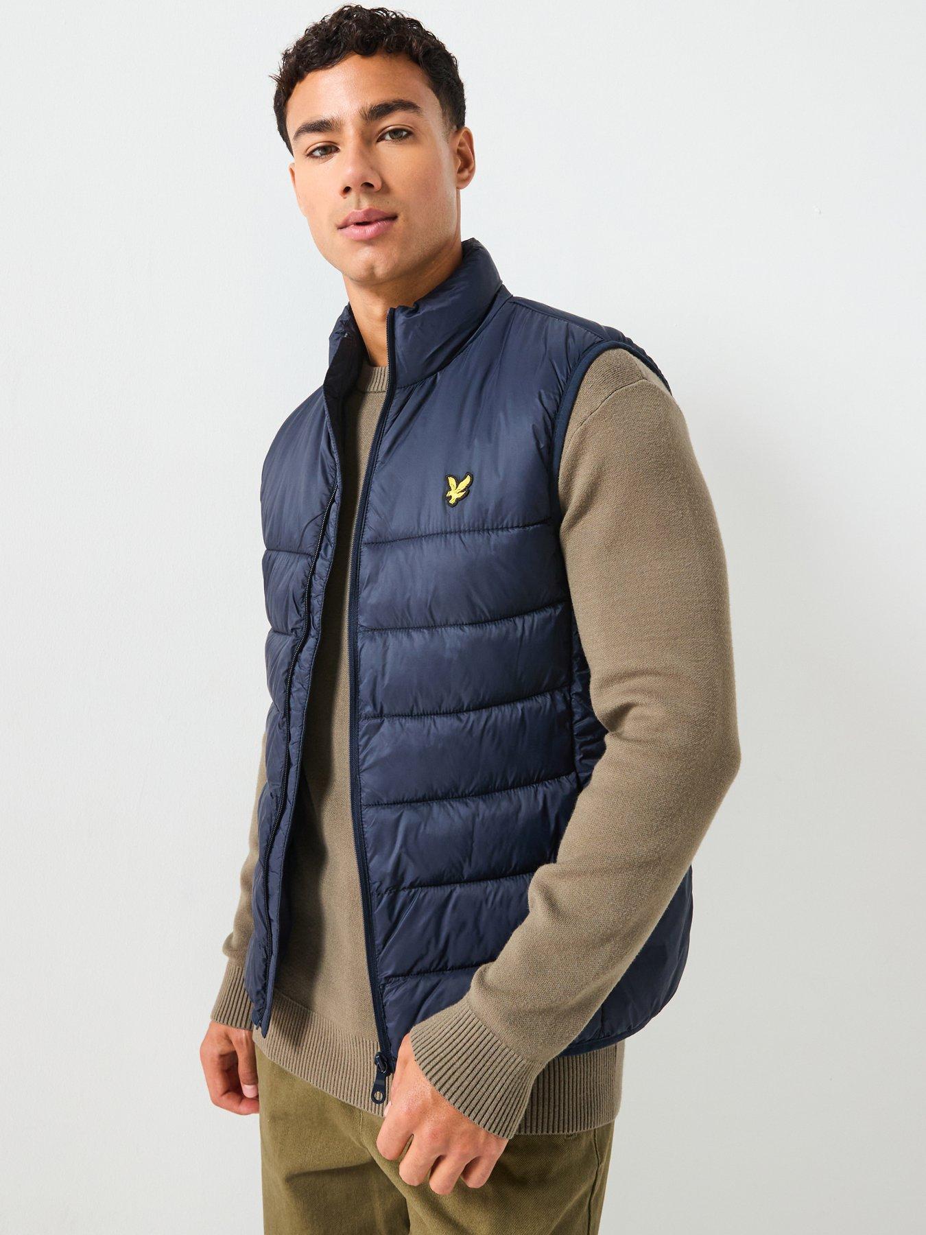  image of lyle-scott-wadded-gilet-navy