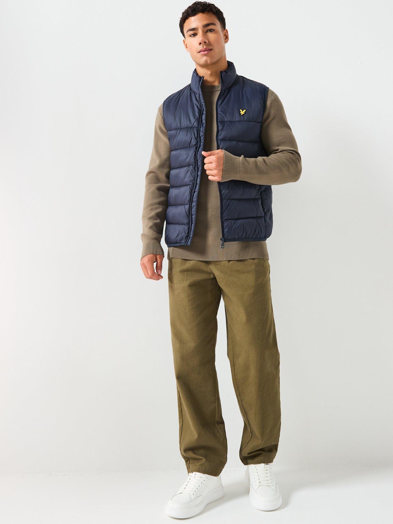  image of lyle-scott-wadded-gilet-navy