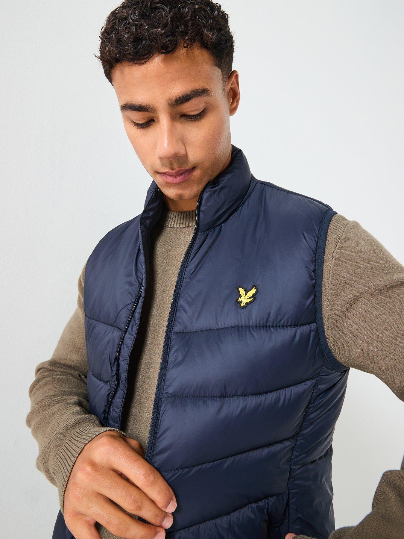  image of lyle-scott-wadded-gilet-navy