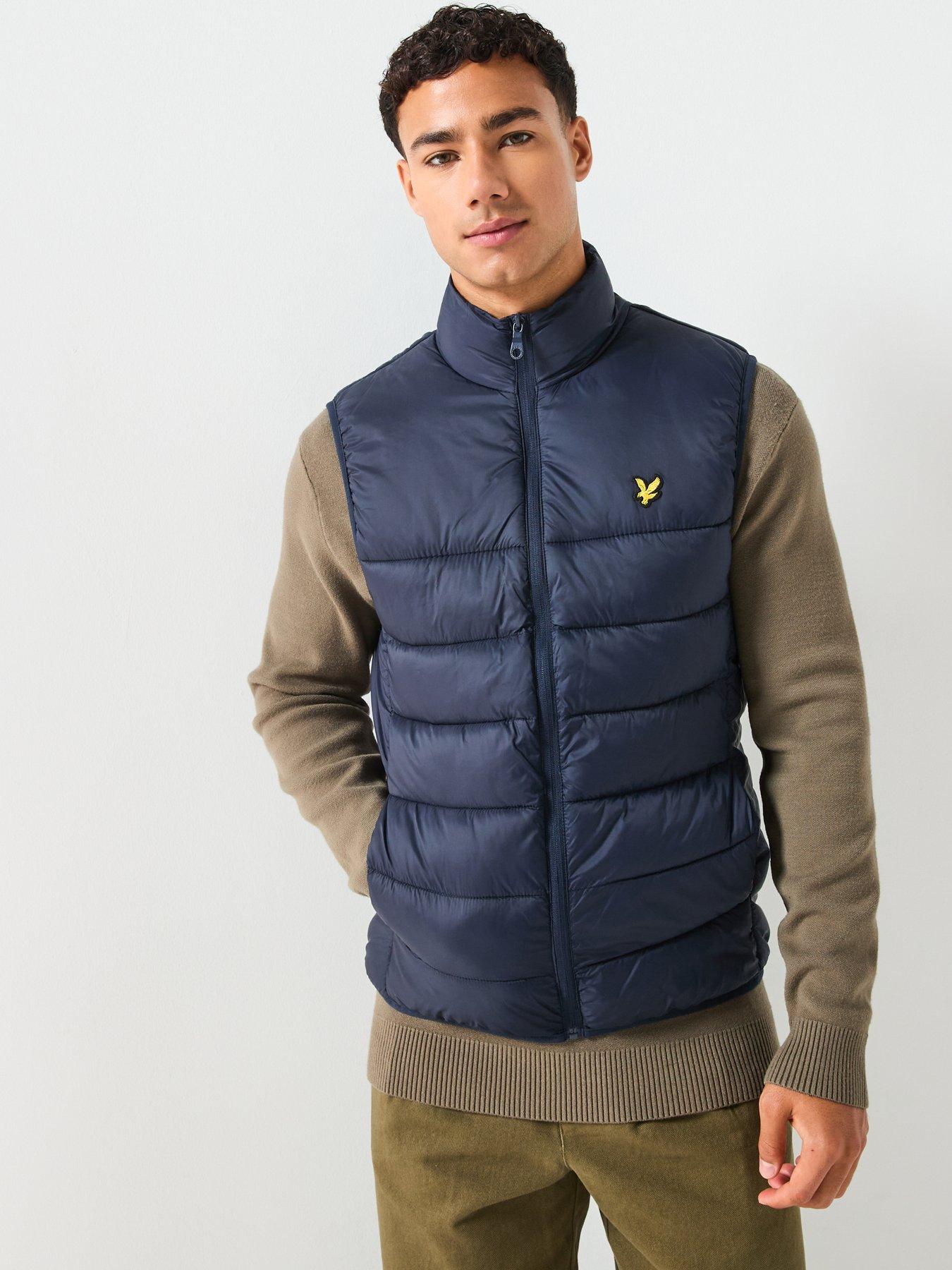  image of lyle-scott-wadded-gilet-navy