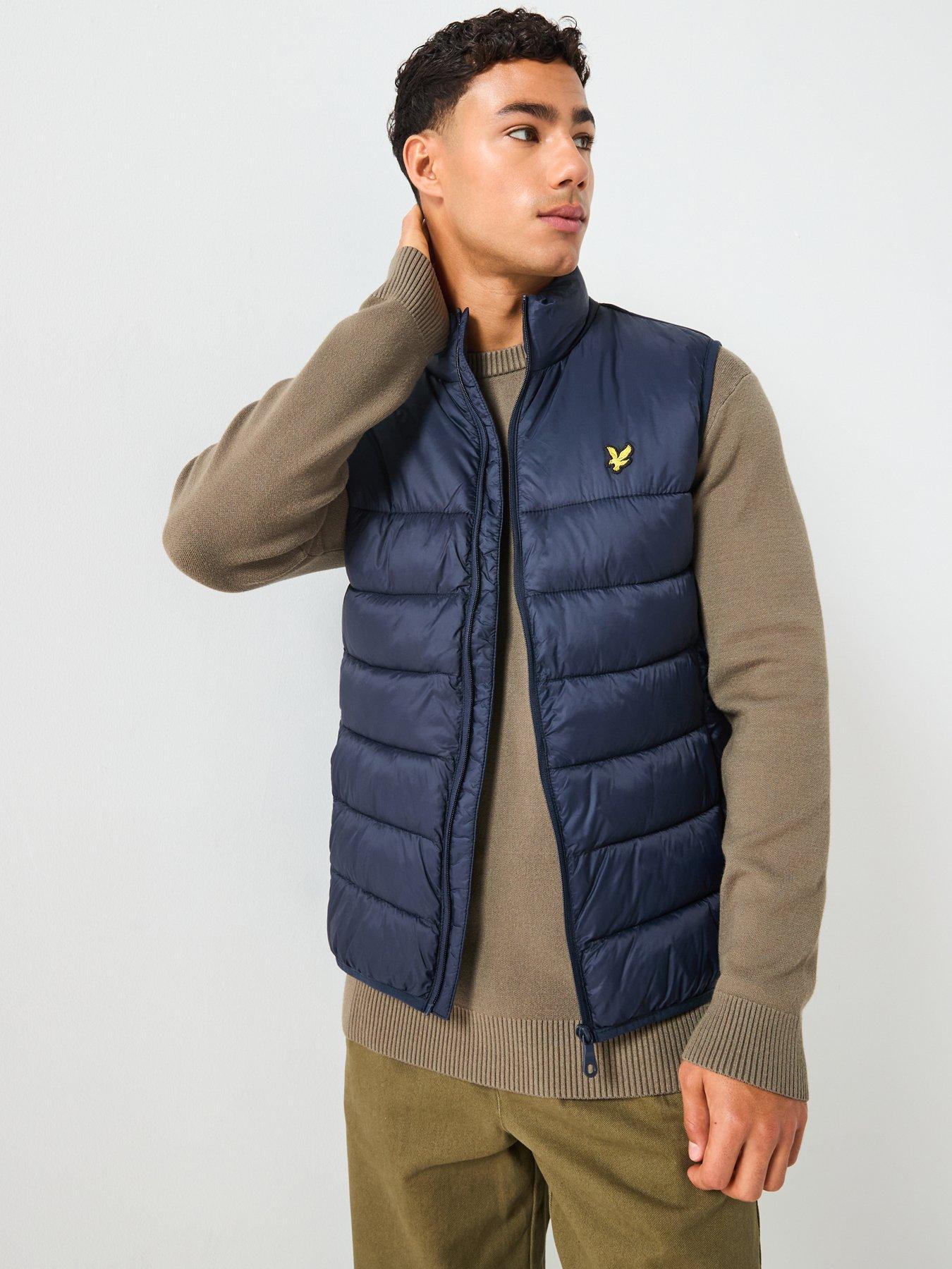  image of lyle-scott-wadded-gilet-navy