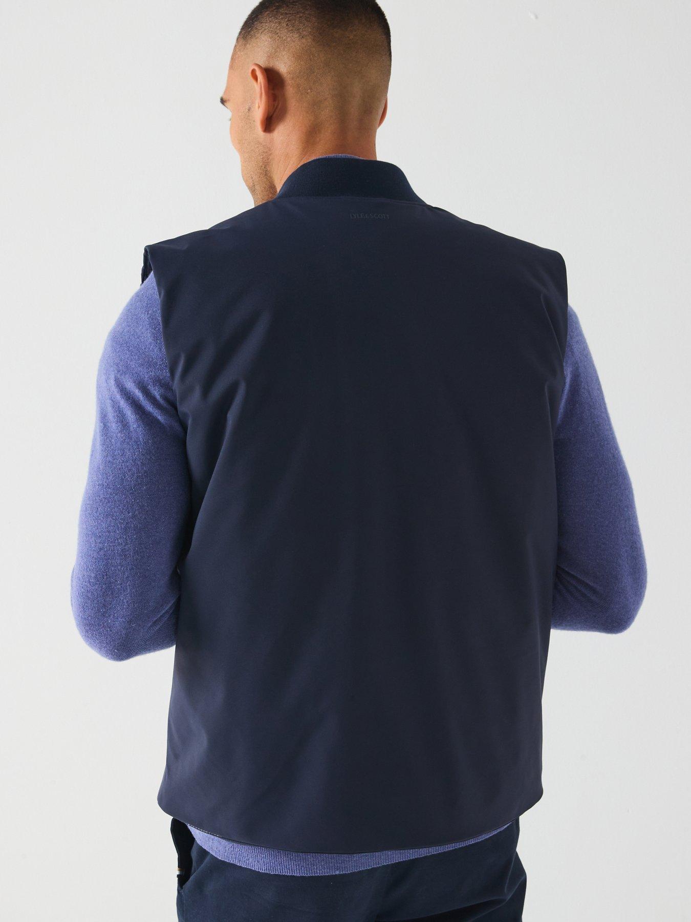 Image 2 of 6 of Lyle & Scott Quilted Shell Gilet- Navy