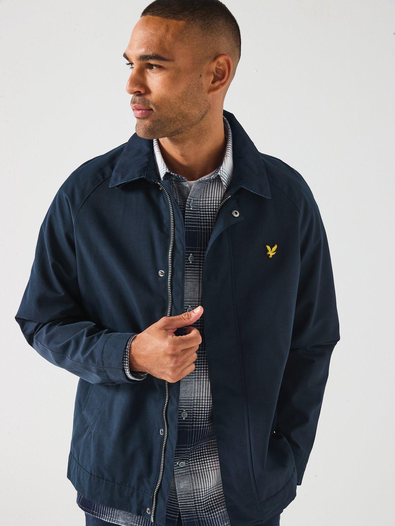  image of lyle-scott-hunting-jacket--navy