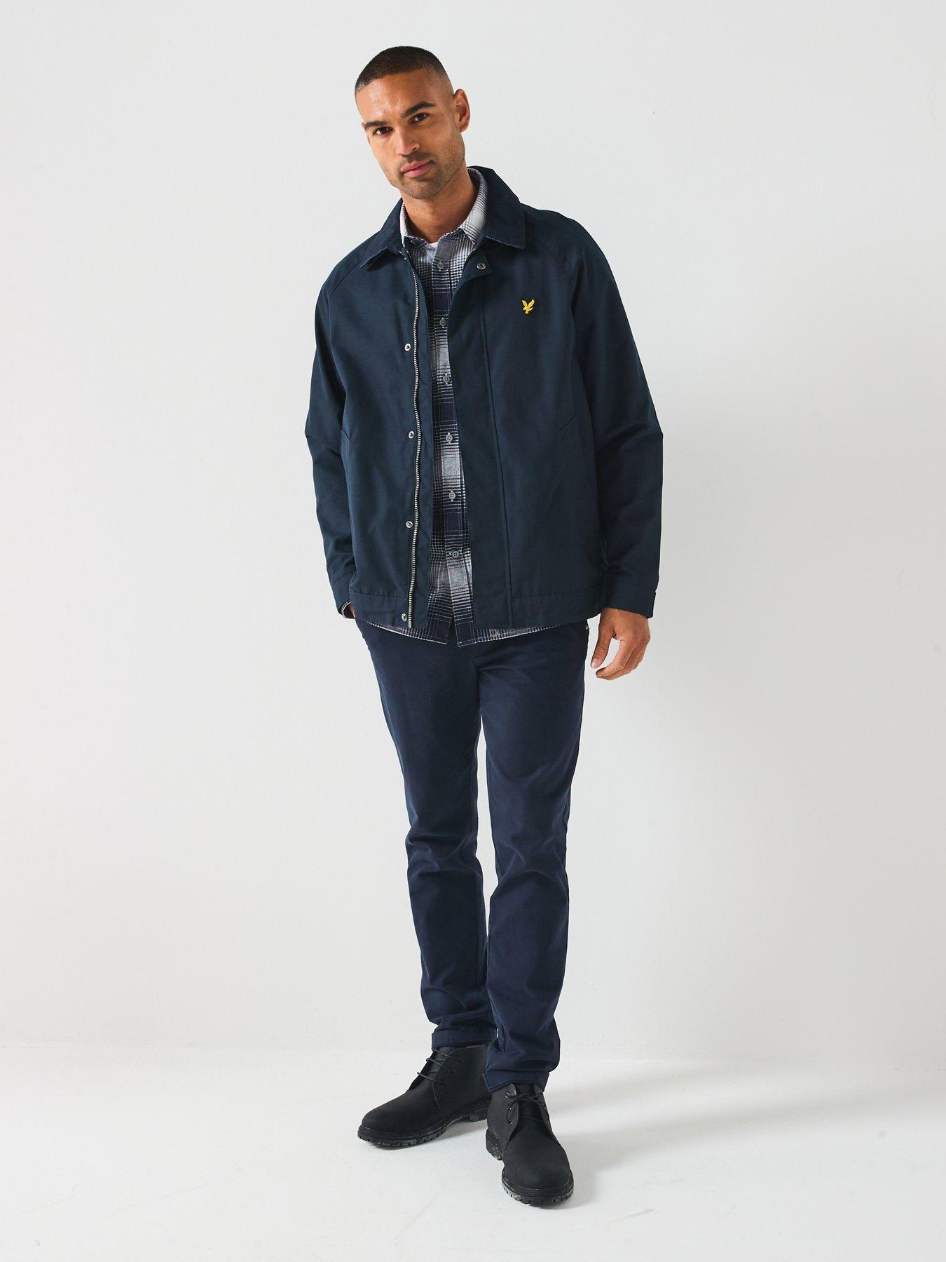  image of lyle-scott-hunting-jacket--navy