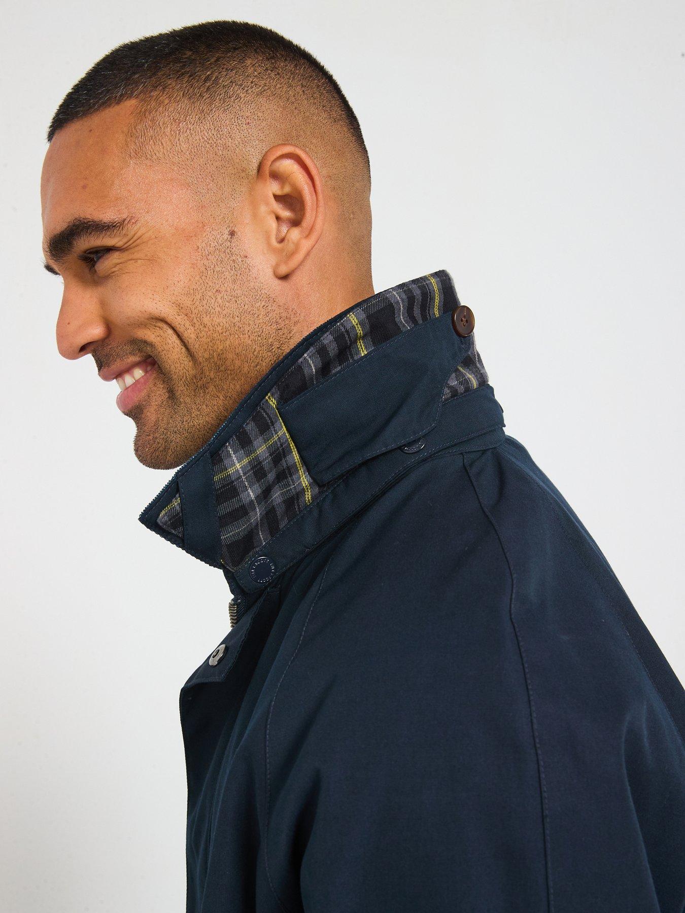  image of lyle-scott-hunting-jacket--navy