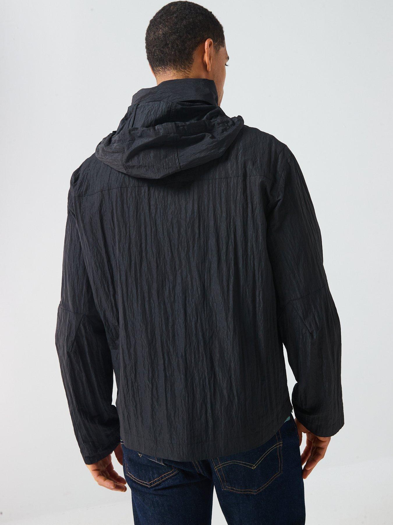 Image 2 of 6 of Lyle & Scott Fold Away Hood Jacket- Black