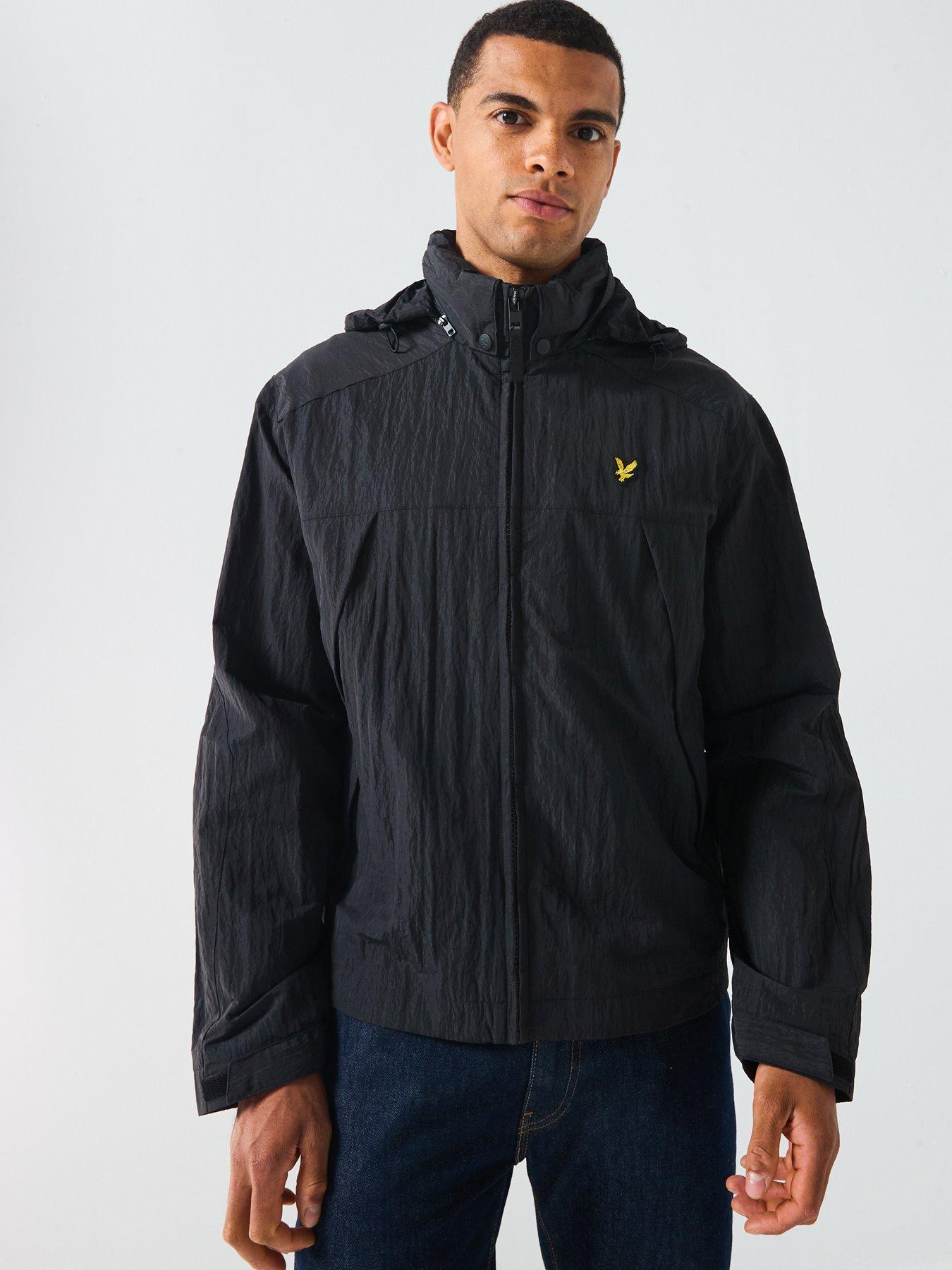 Image 5 of 6 of Lyle & Scott Fold Away Hood Jacket- Black