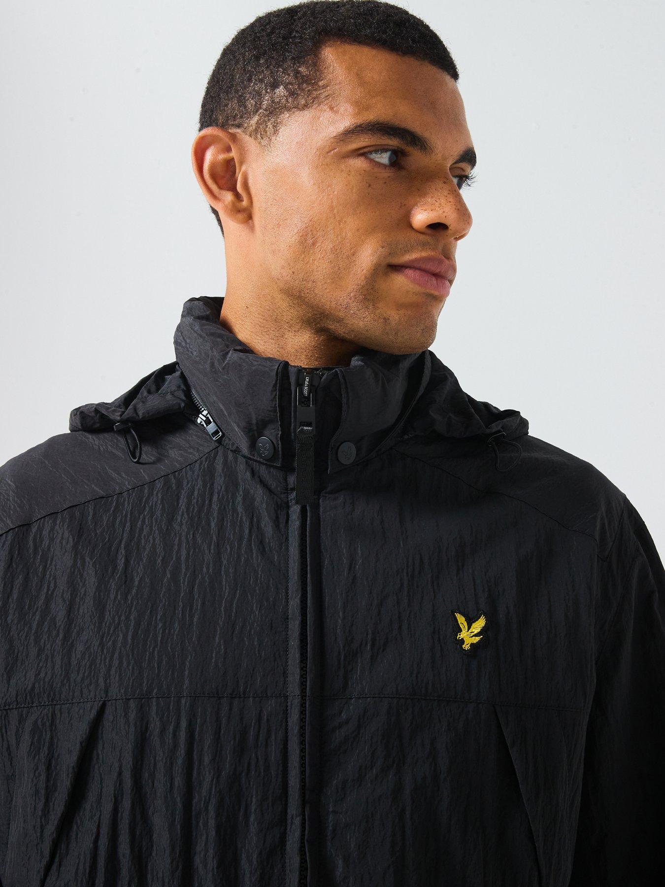 Image 6 of 6 of Lyle & Scott Fold Away Hood Jacket- Black