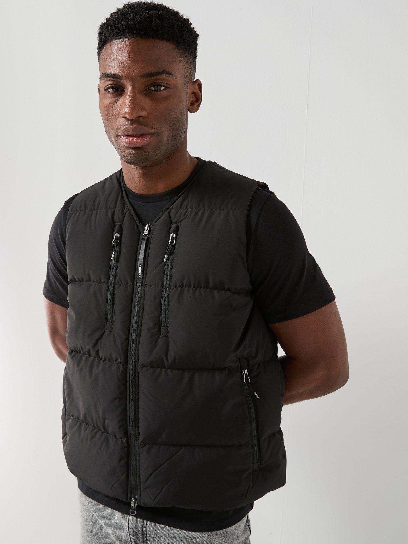Image 1 of 6 of Pyrenex Solace Lightweight Padded Gilet - Black
