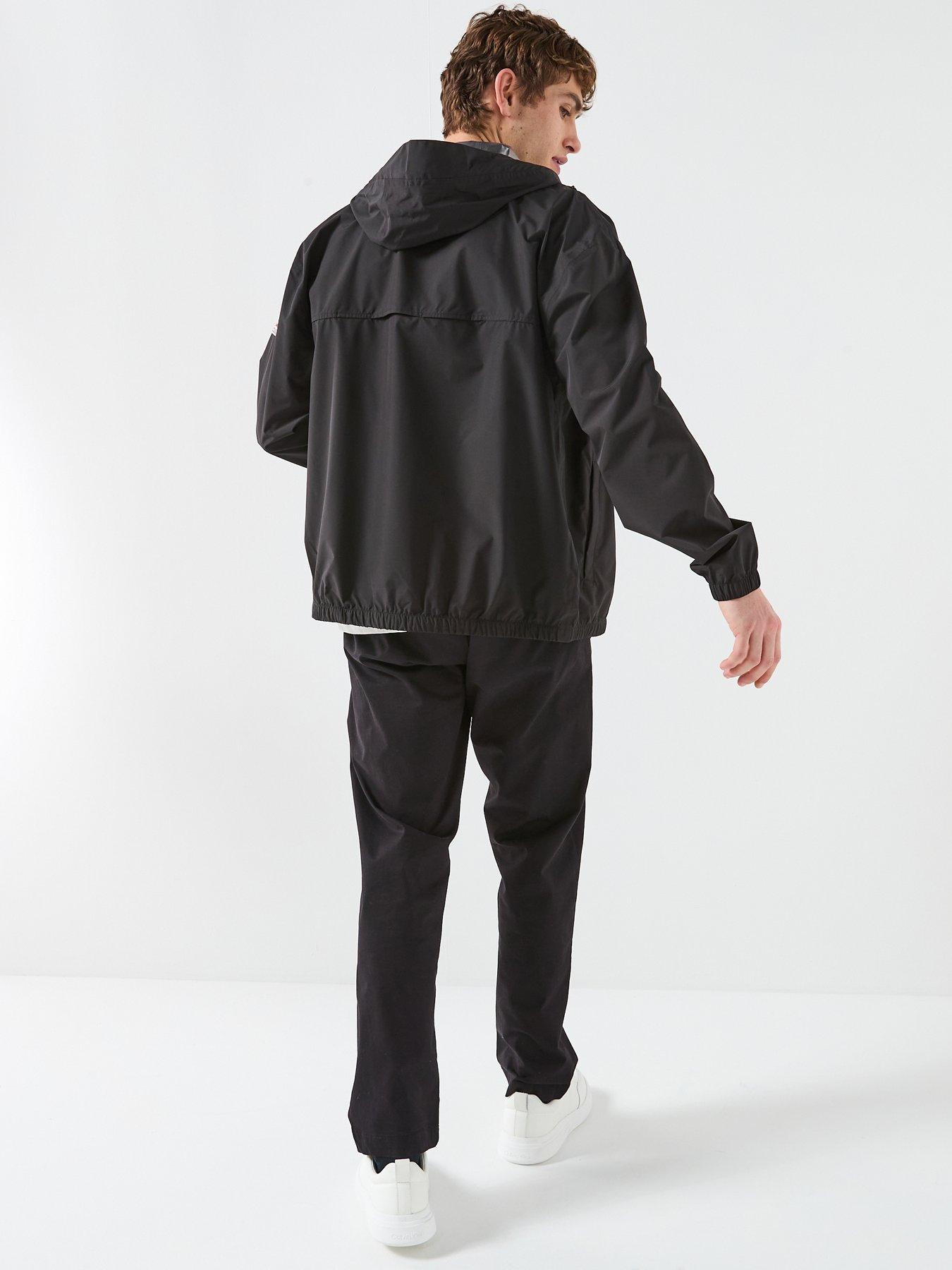  image of pyrenex-ensure-water-resistant-hooded-jacket-black
