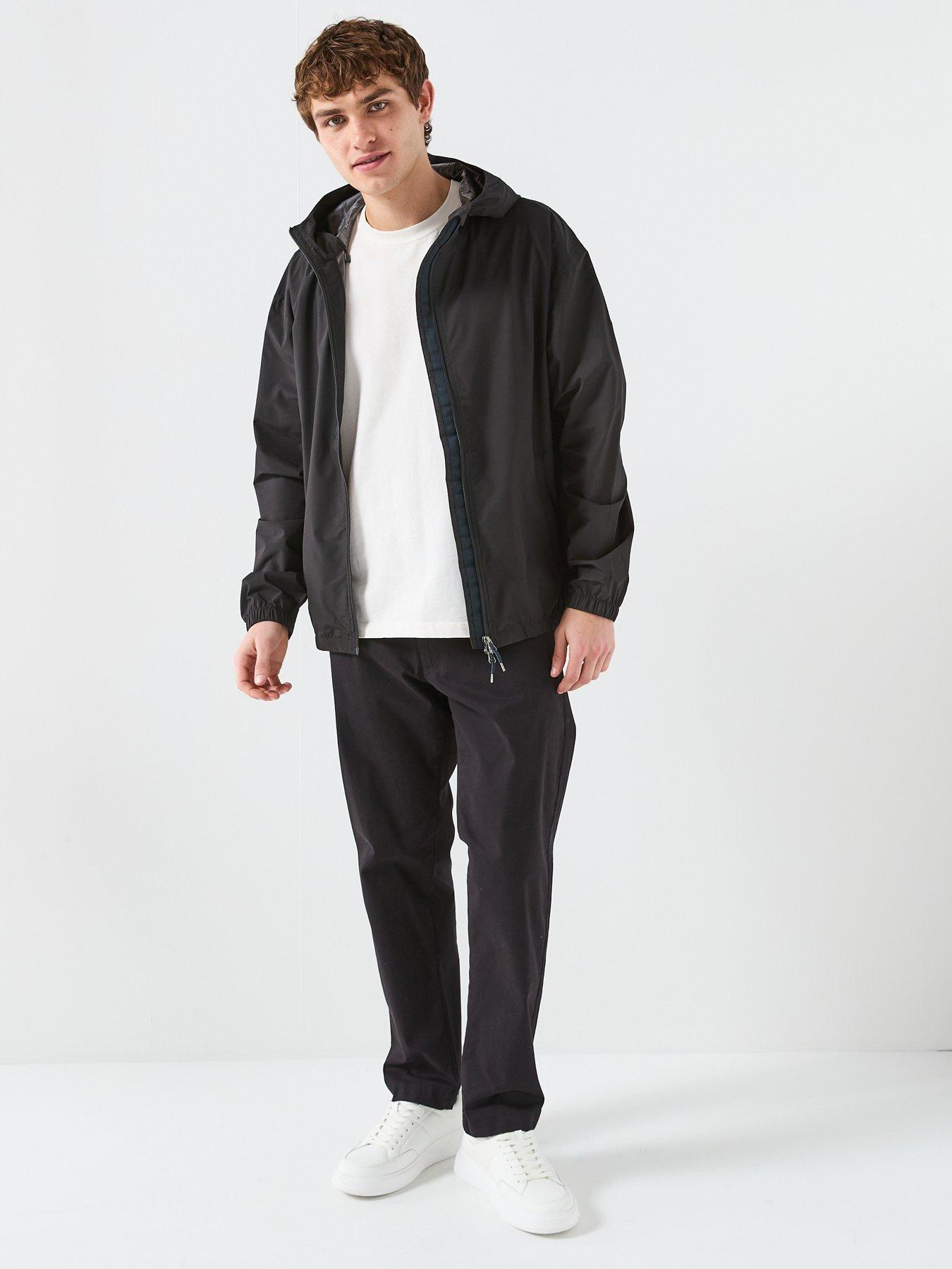  image of pyrenex-ensure-water-resistant-hooded-jacket-black