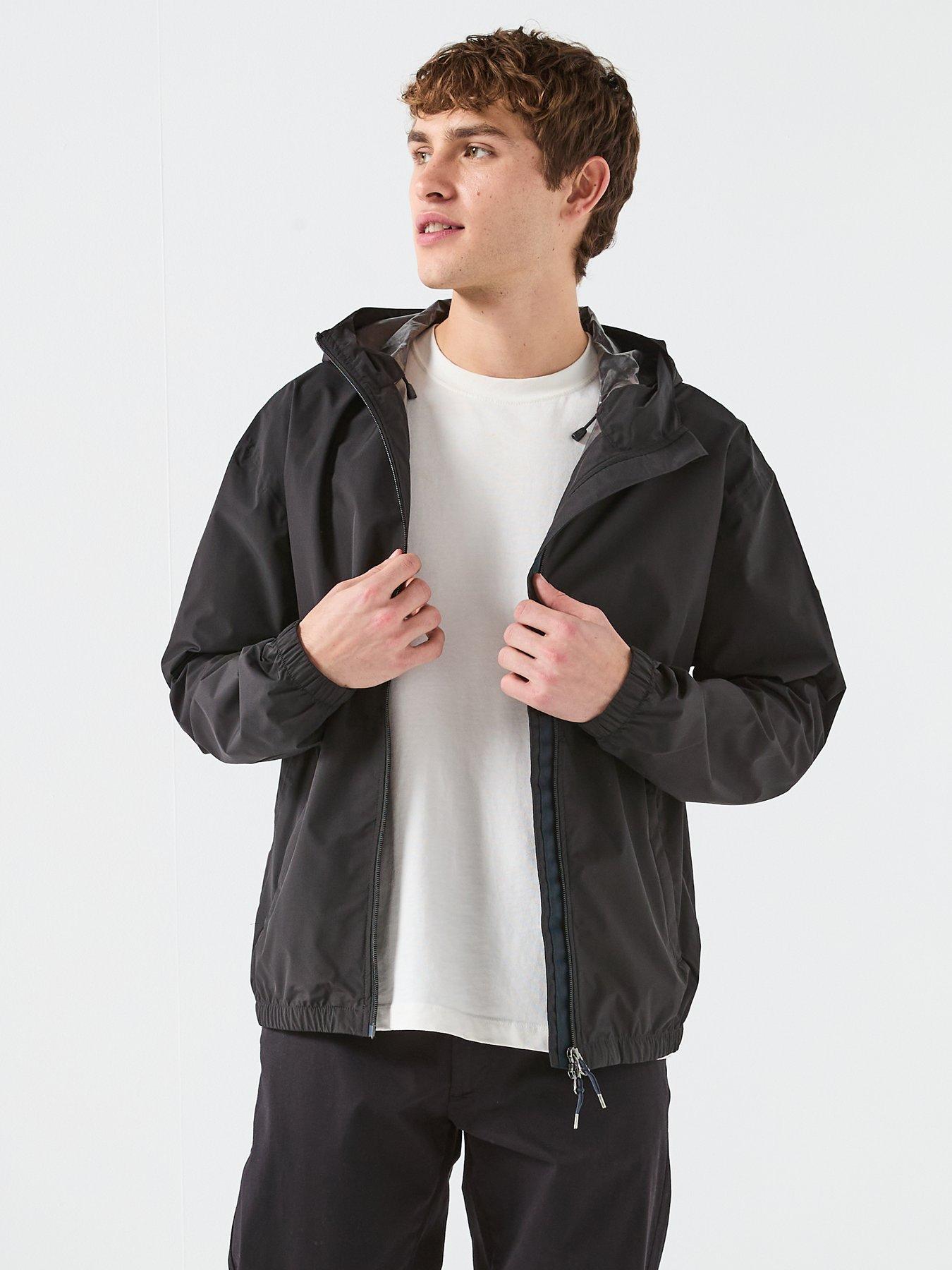  image of pyrenex-ensure-water-resistant-hooded-jacket-black