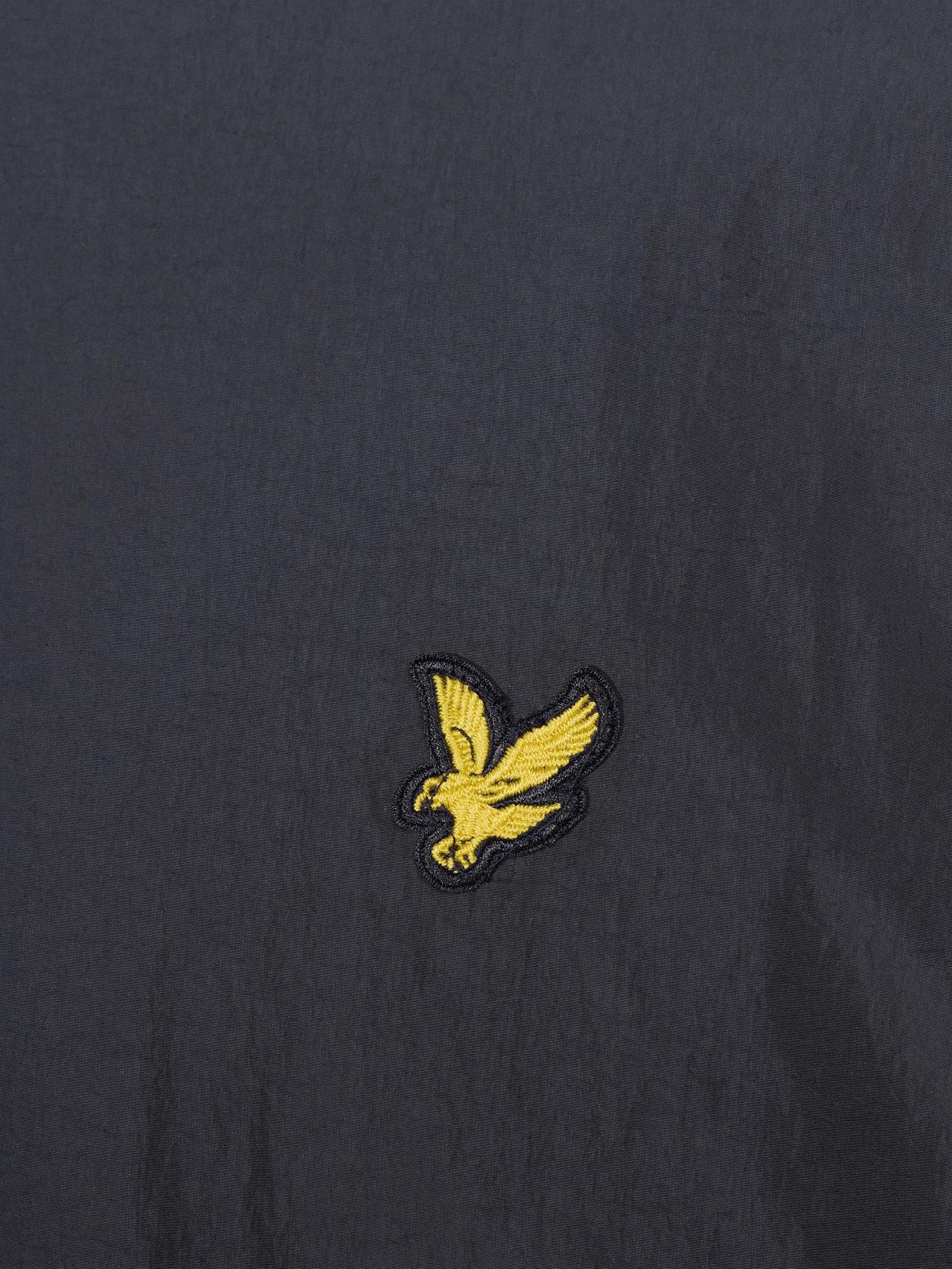  image of lyle-scott-half-raglan-hybrid-sweatshirt--navy