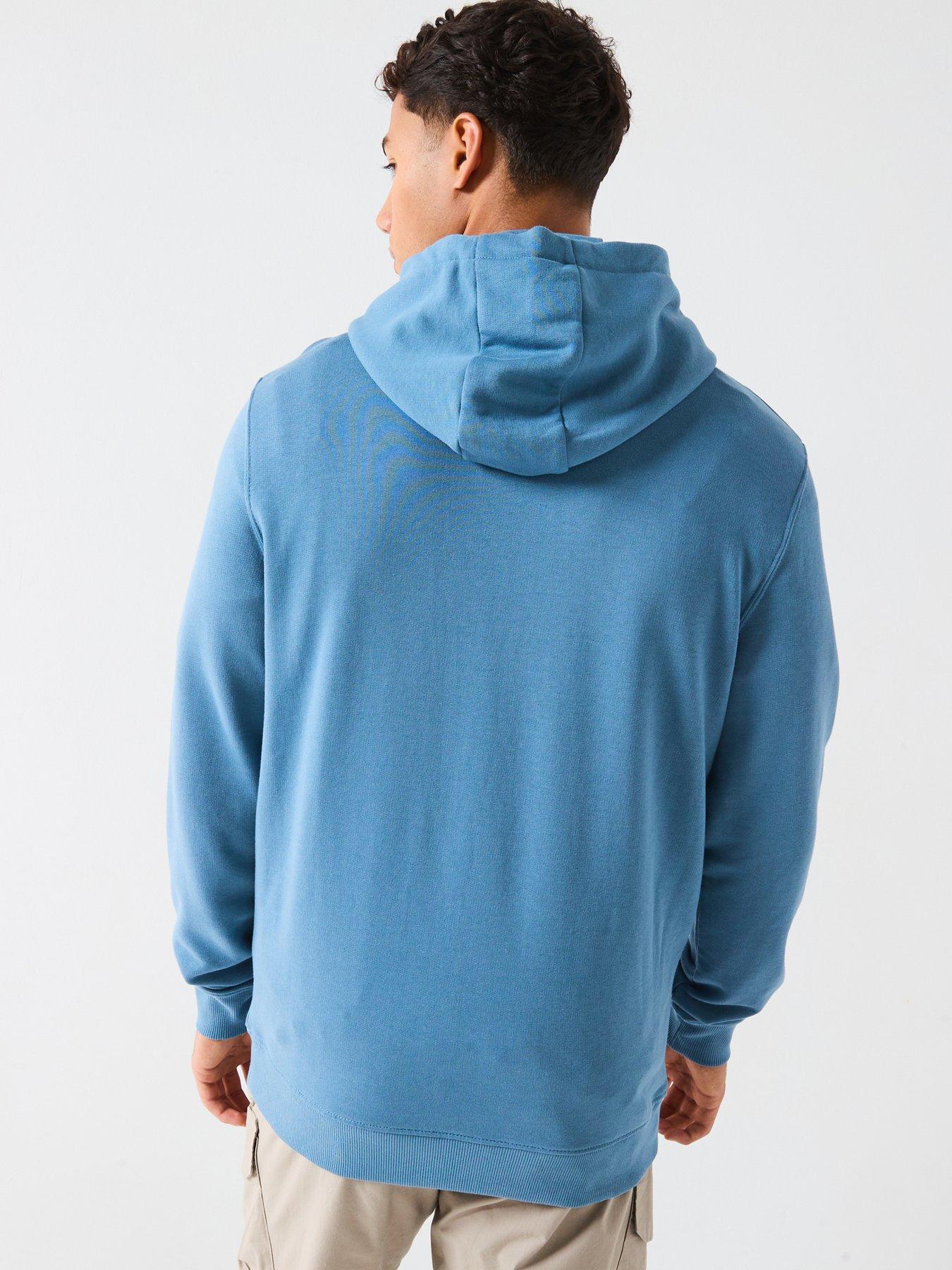  image of lyle-scott-pullover-hoodie--blue