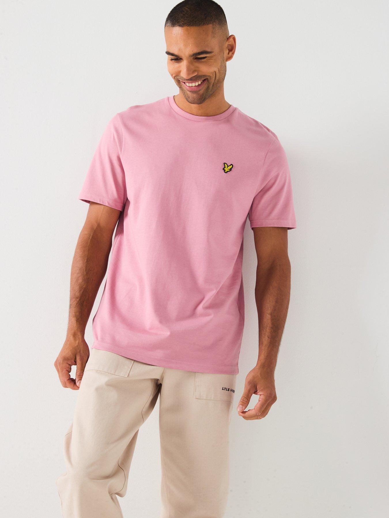 Lyle & Scott Lyle  &  Scott Logo Short Sleeve T-shirt- Pink