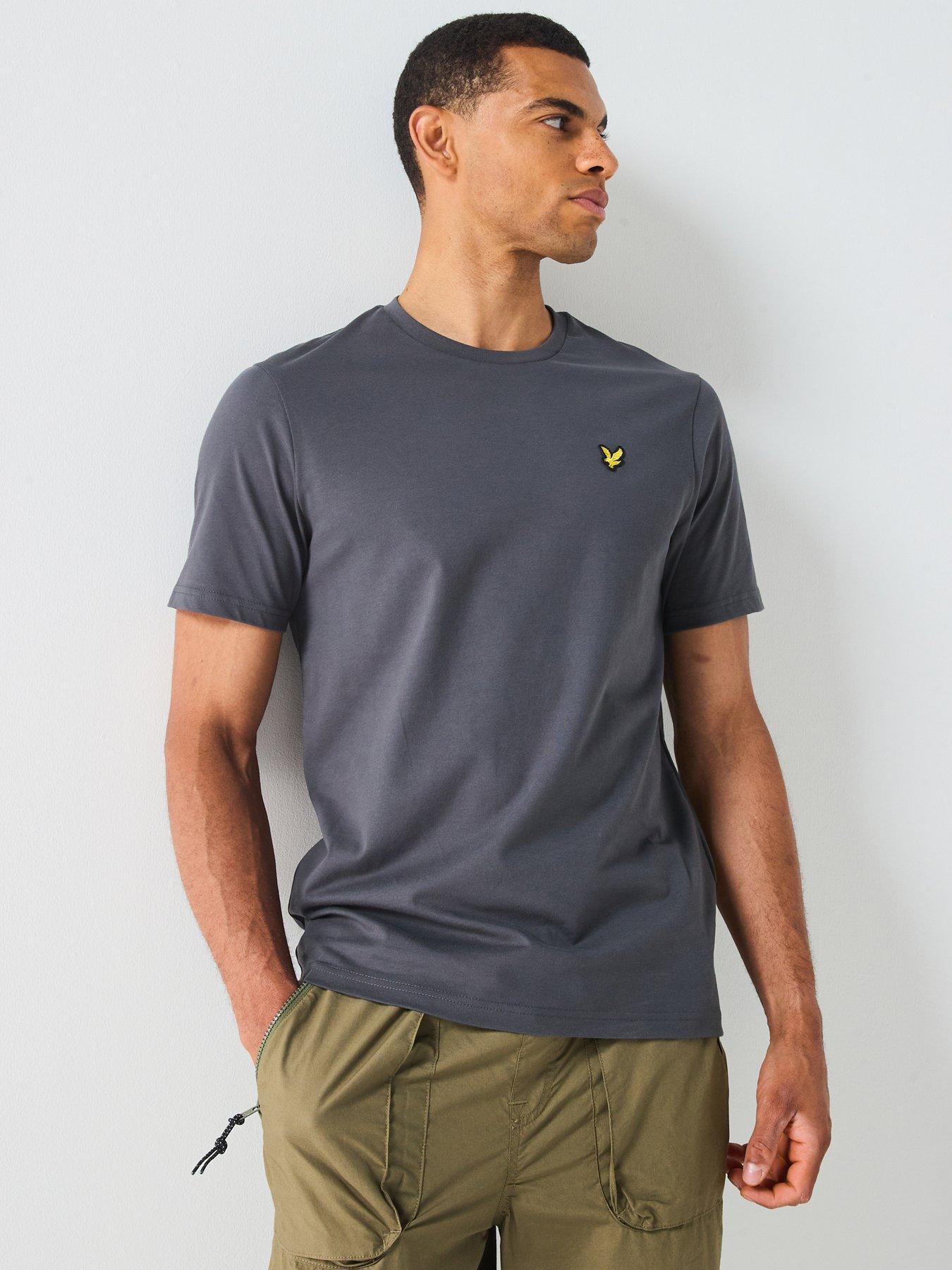 image of lyle-scott-plain-t-shirt--black
