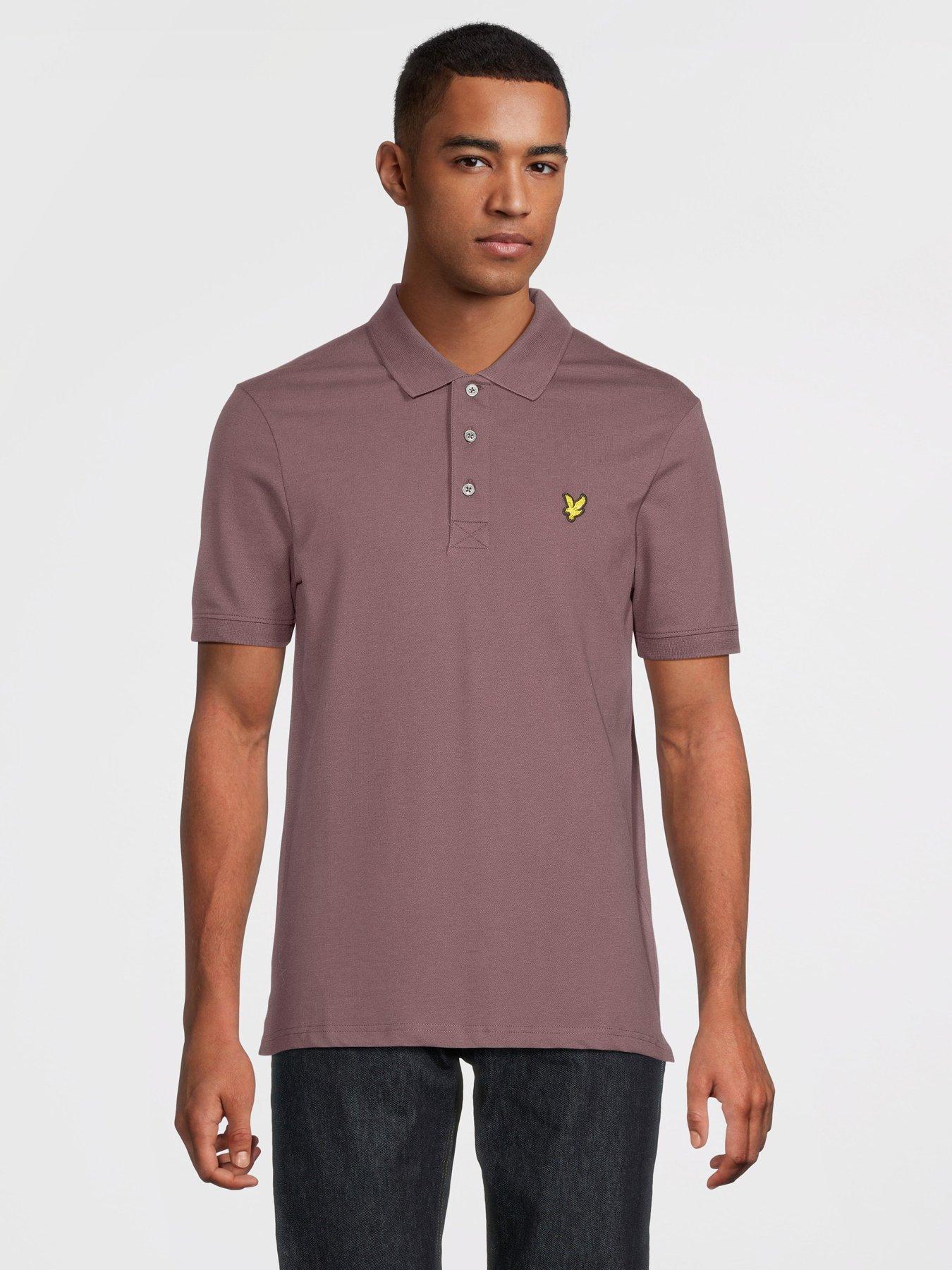 Lyle & Scott Plain Polo Shirt- Brown