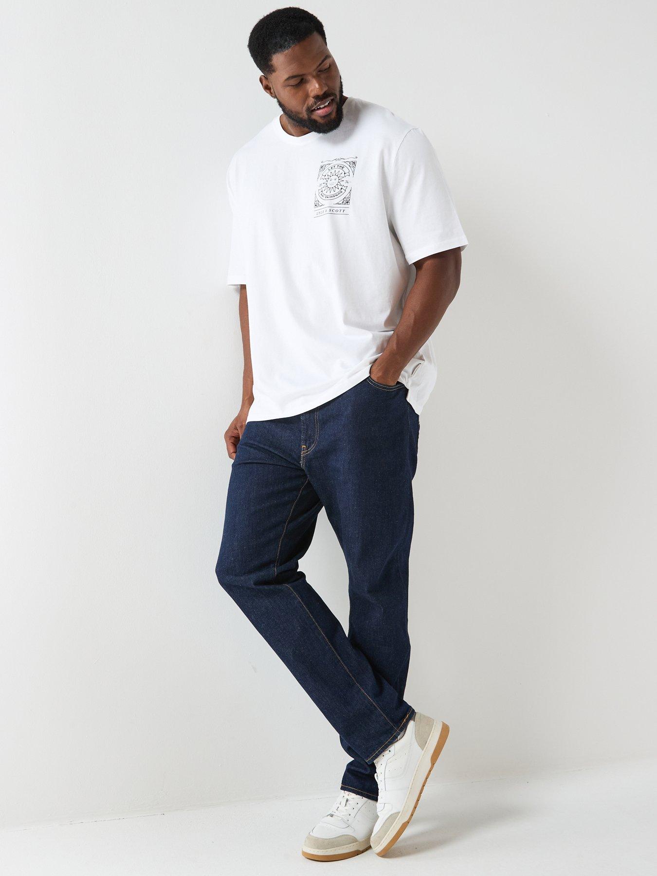  image of lyle-scott-big-and-tall-sunshine-inn-graphic-t-shirt-white