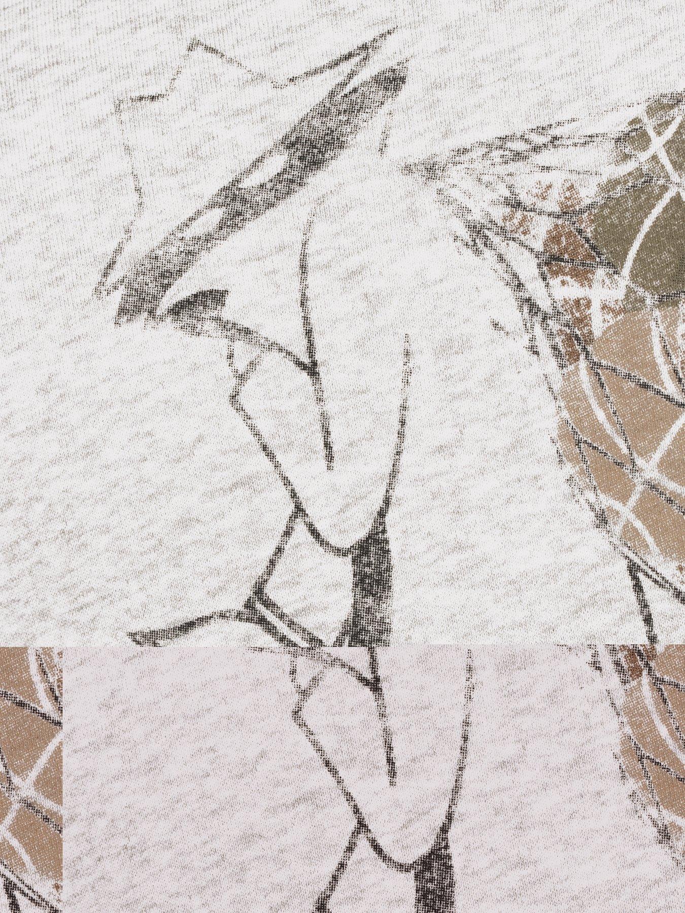 Image 4 of 5 of Les Deux Brandon Thief Back Graphic Crew Sweat - Light Grey