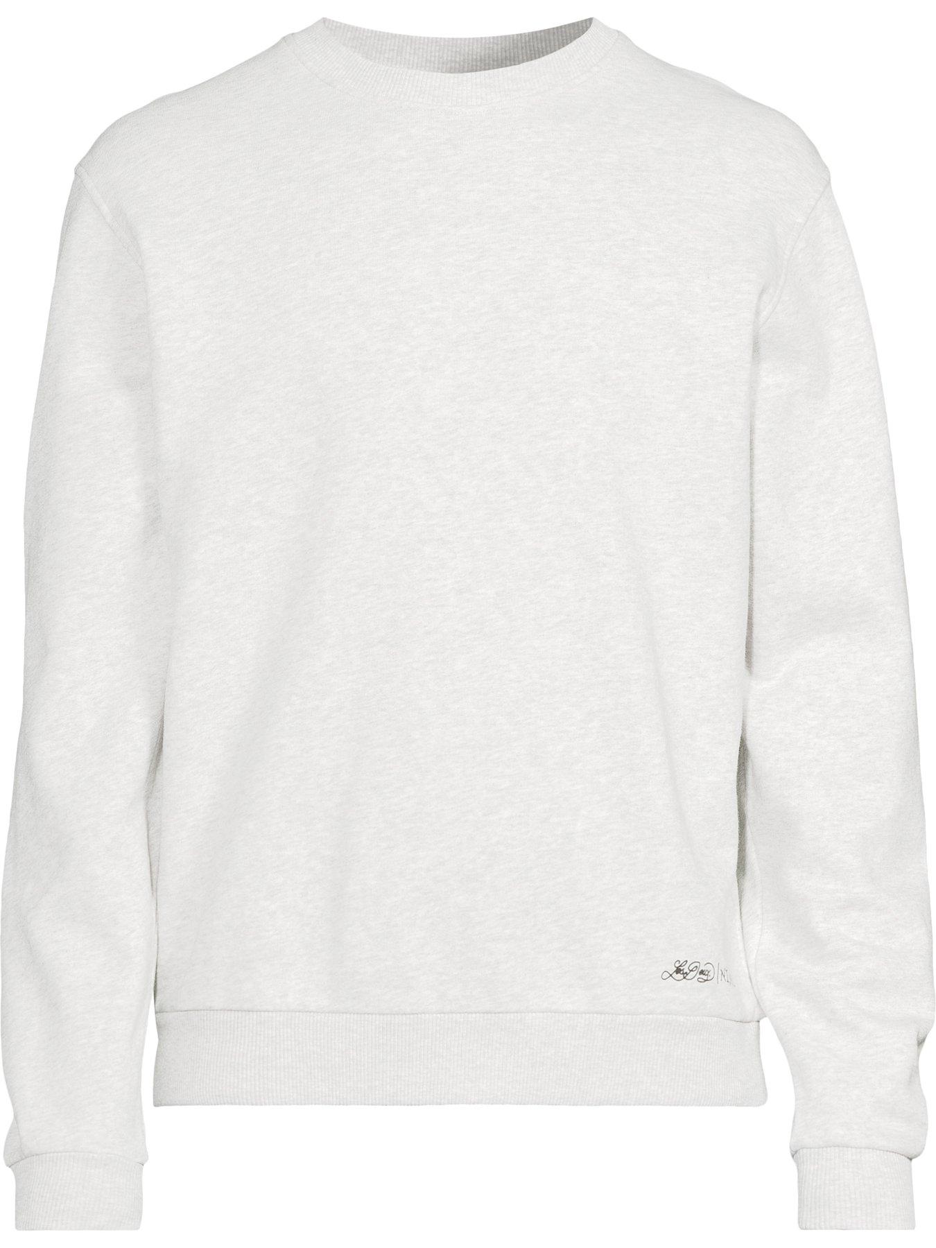 Image 5 of 5 of Les Deux Brandon Thief Back Graphic Crew Sweat - Light Grey