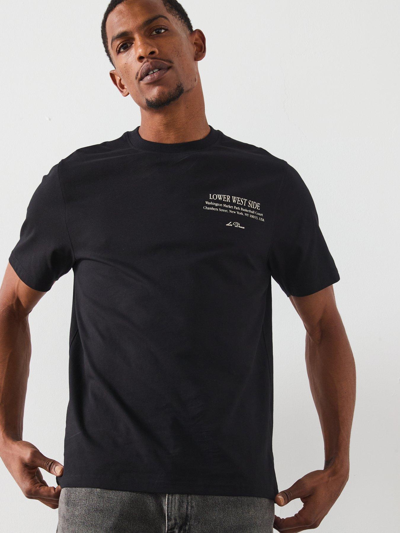 Image 5 of 6 of Les Deux West Side Back Graphic T-Shirt - Black