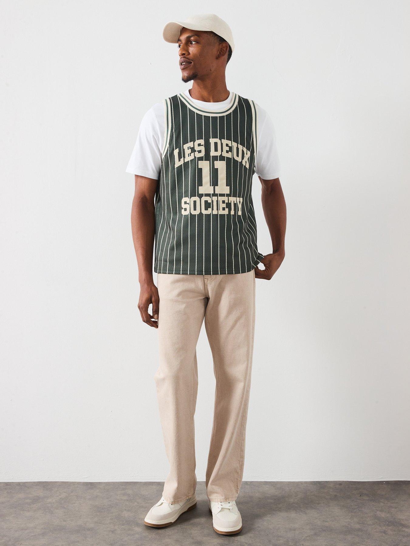  image of les-deux-silas-mesh-vest-light-green