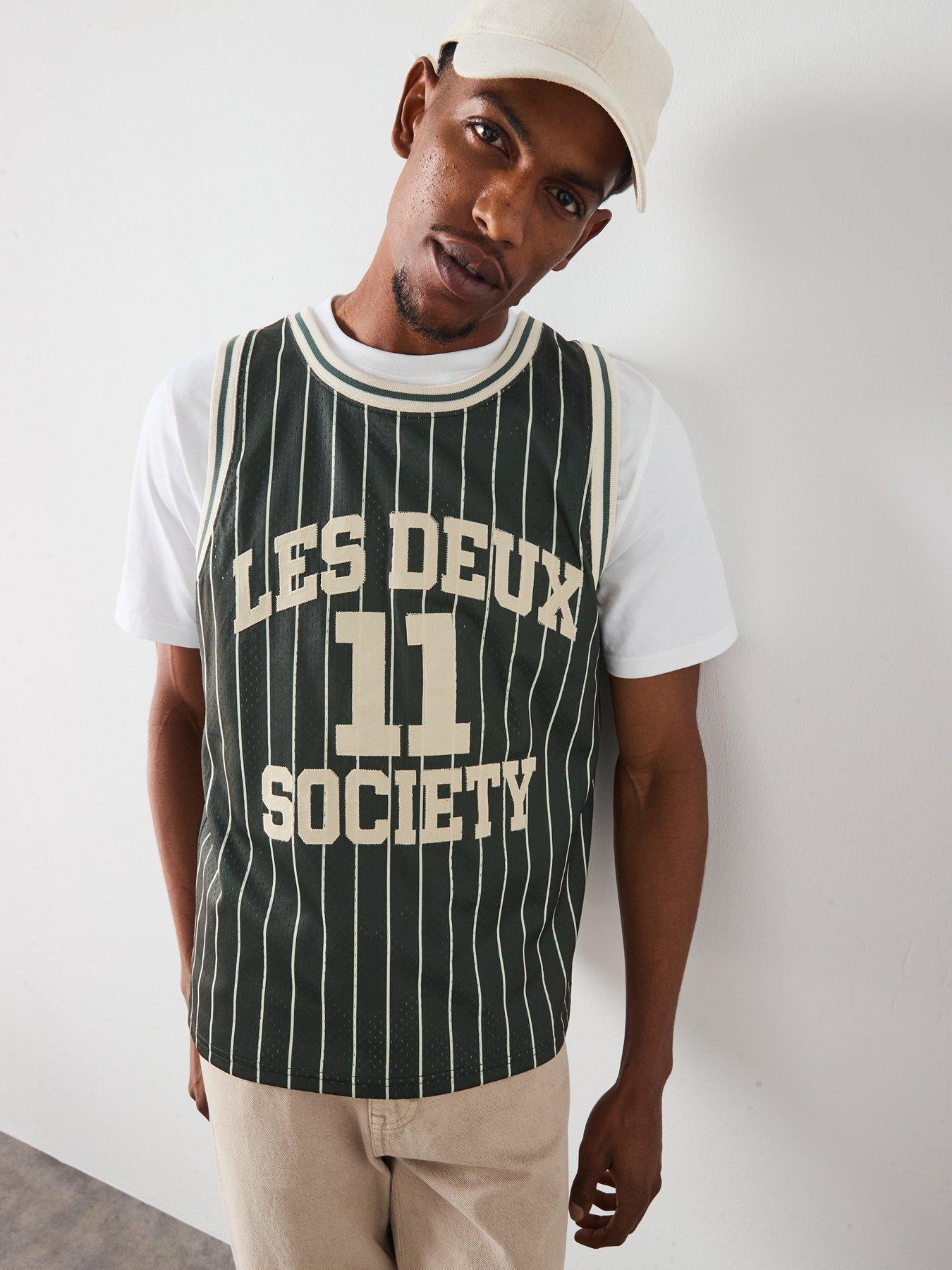  image of les-deux-silas-mesh-vest-light-green