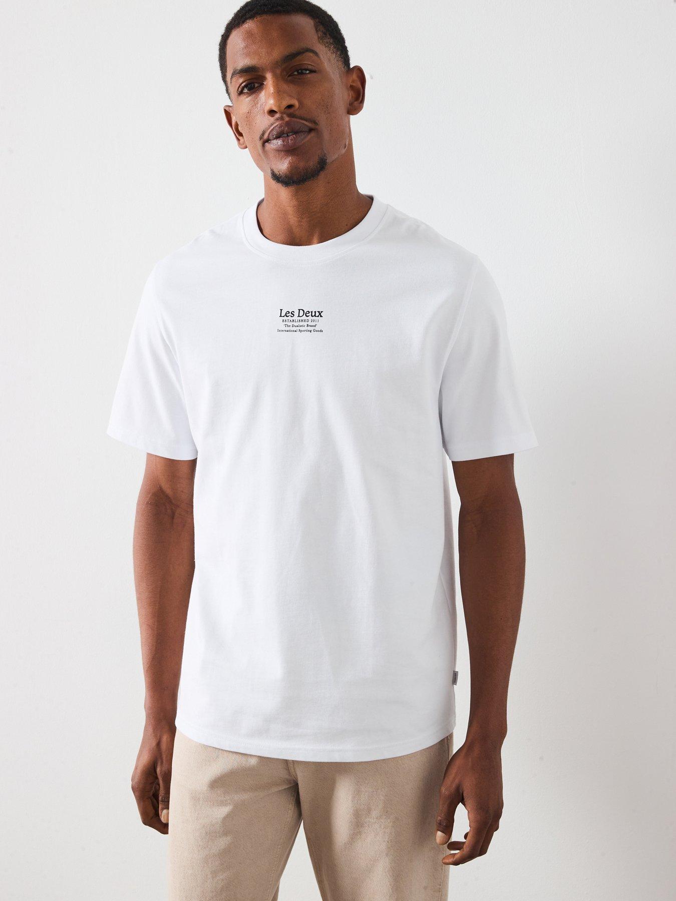 les-deux-established-central-logo-t-shirt-white