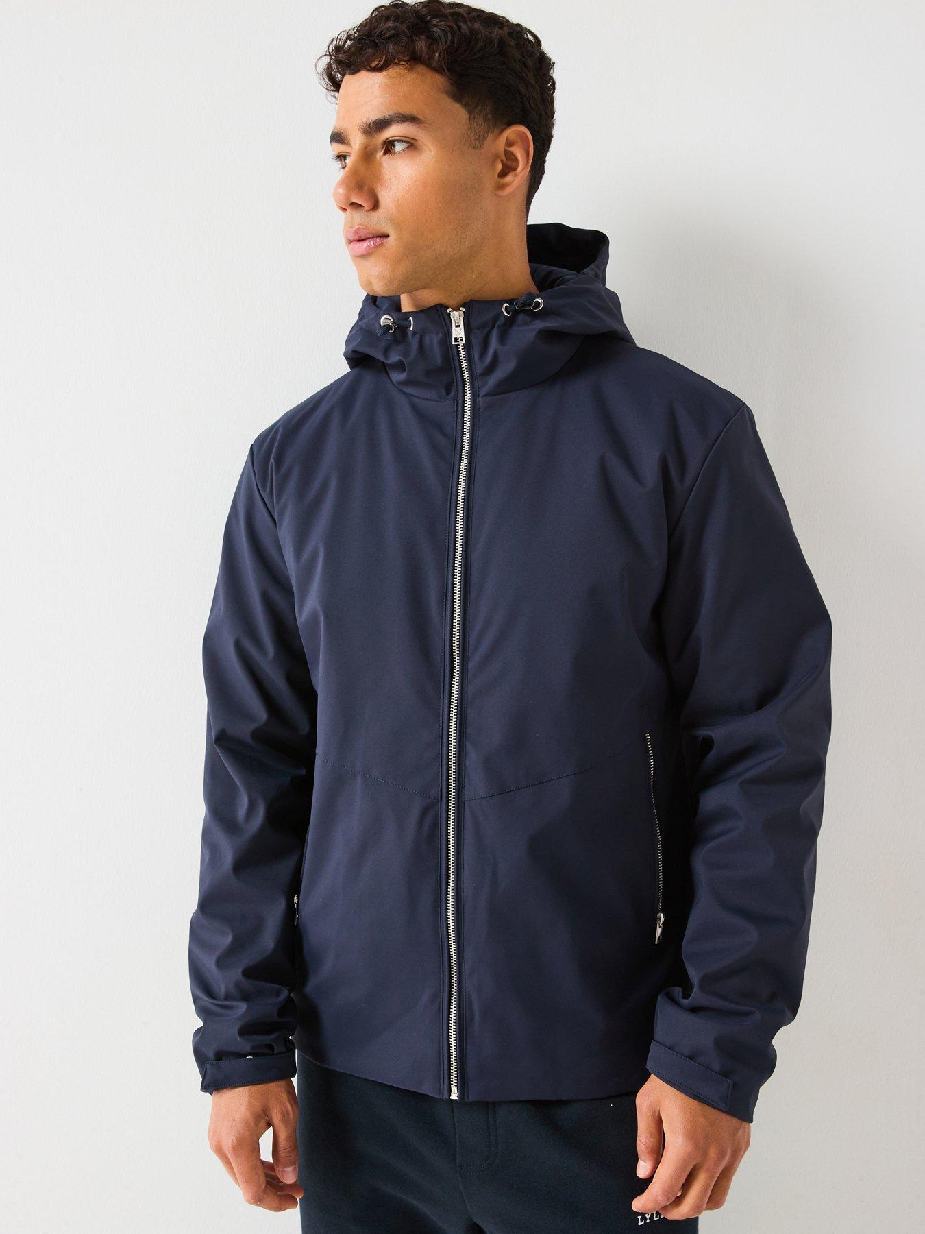 front image of lyle-scott-shell-jacket--navy