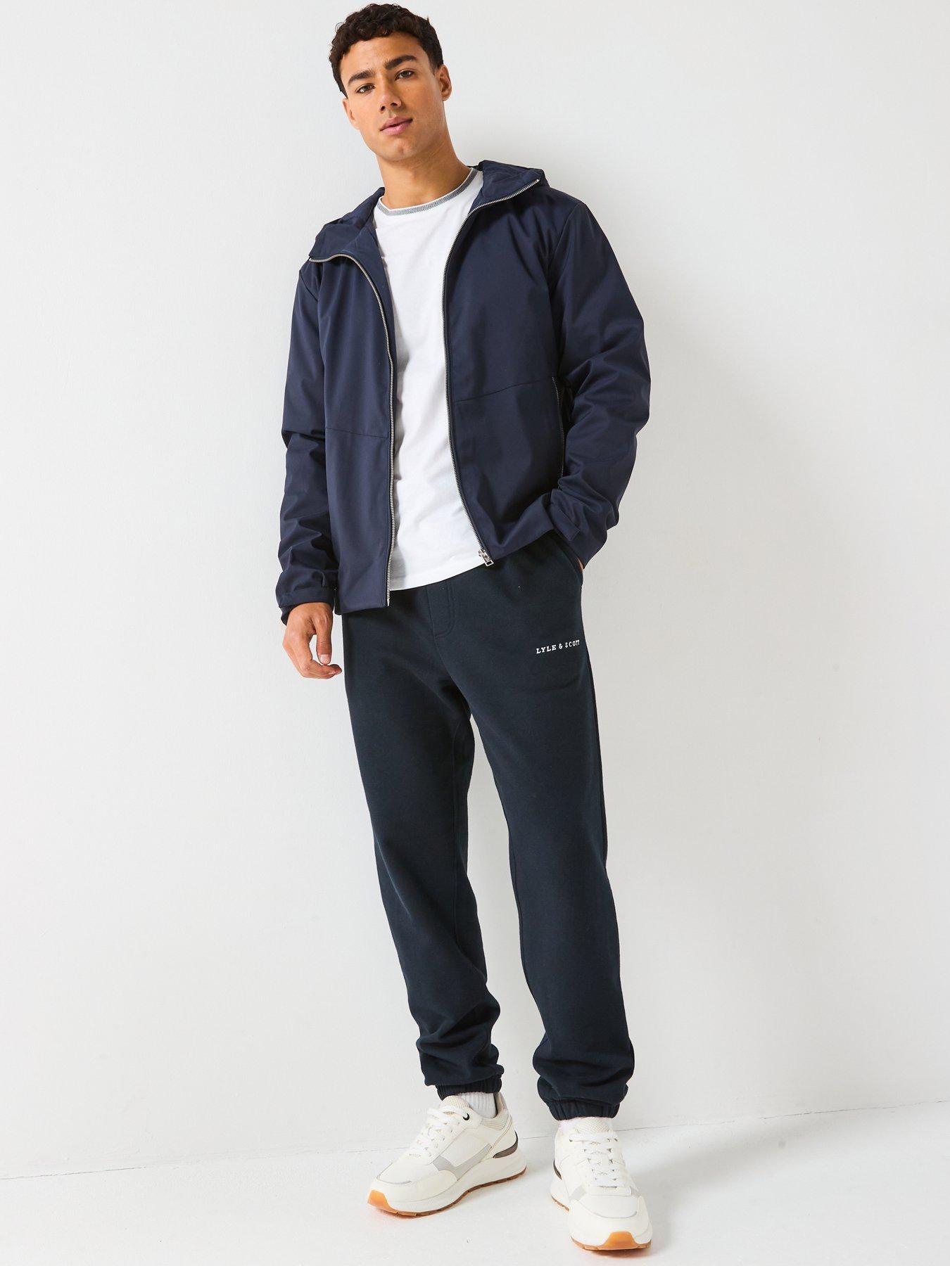  image of lyle-scott-shell-jacket--navy