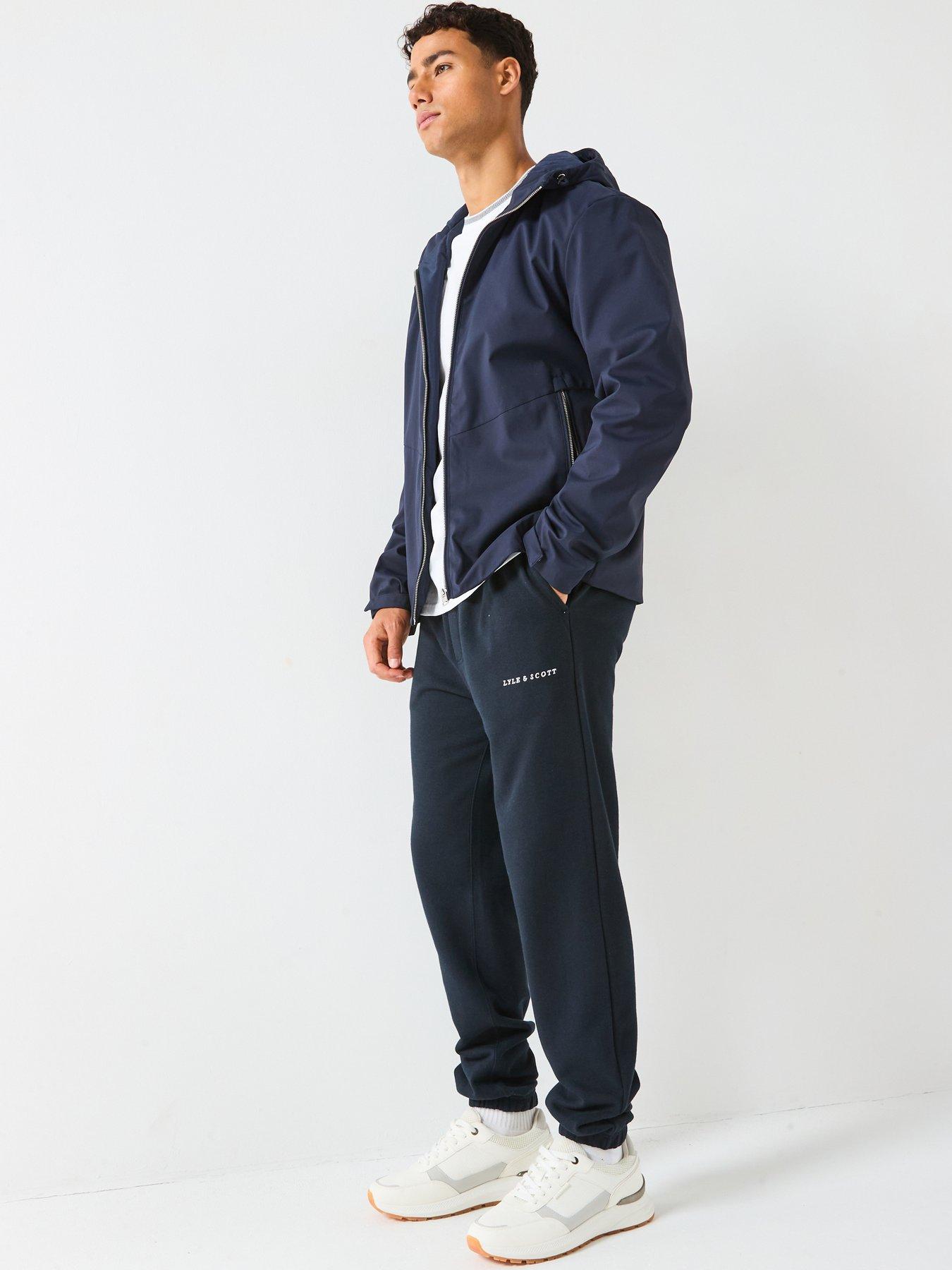  image of lyle-scott-shell-jacket--navy