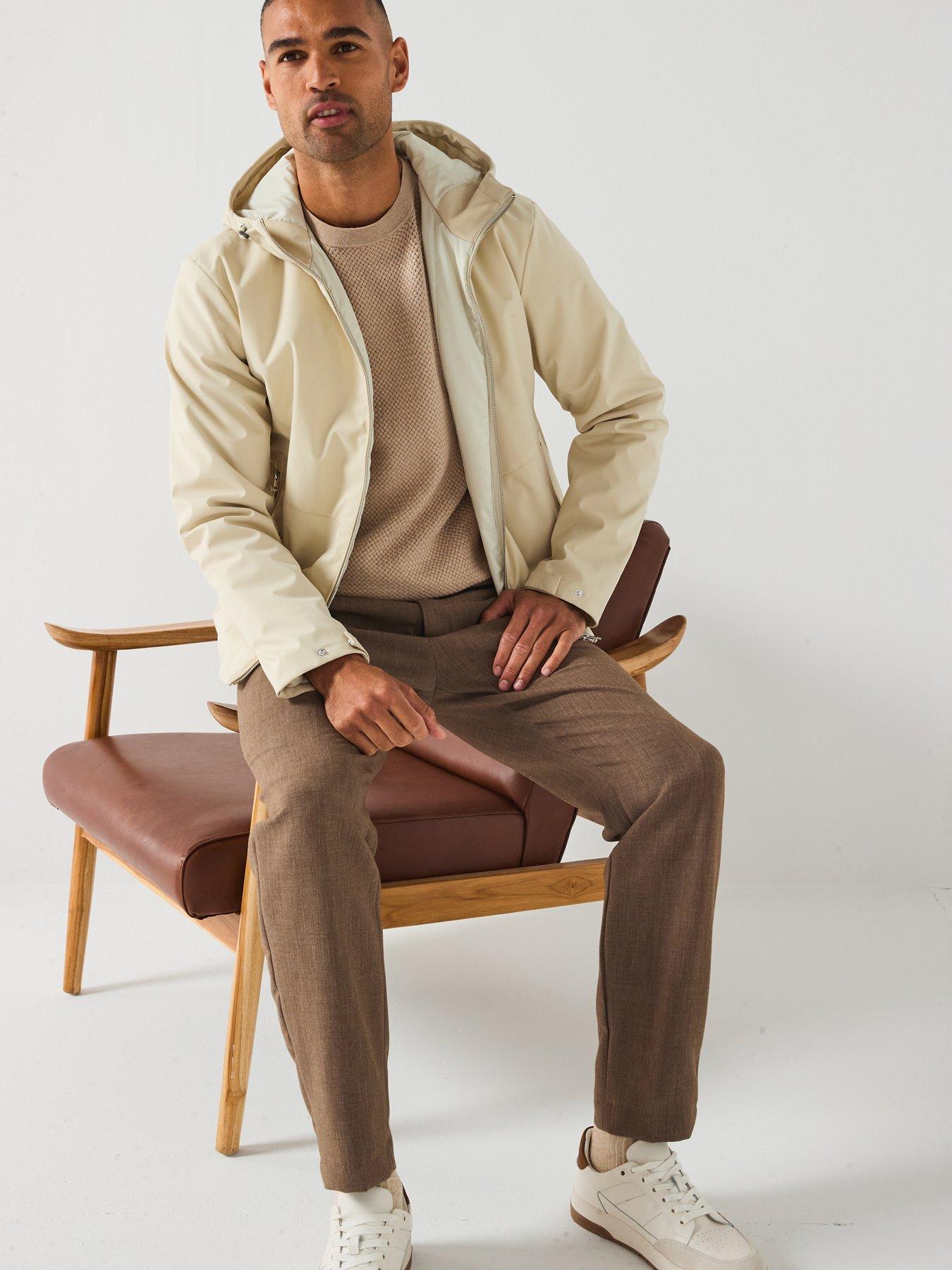  image of lyle-scott-shell-jacket--cream