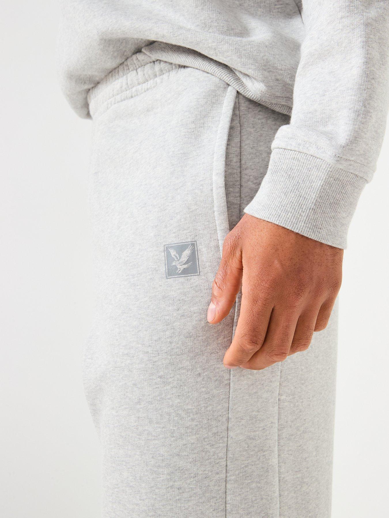  image of lyle-scott-loungewear-straight-leg-jogger-dark-grey-light-grey