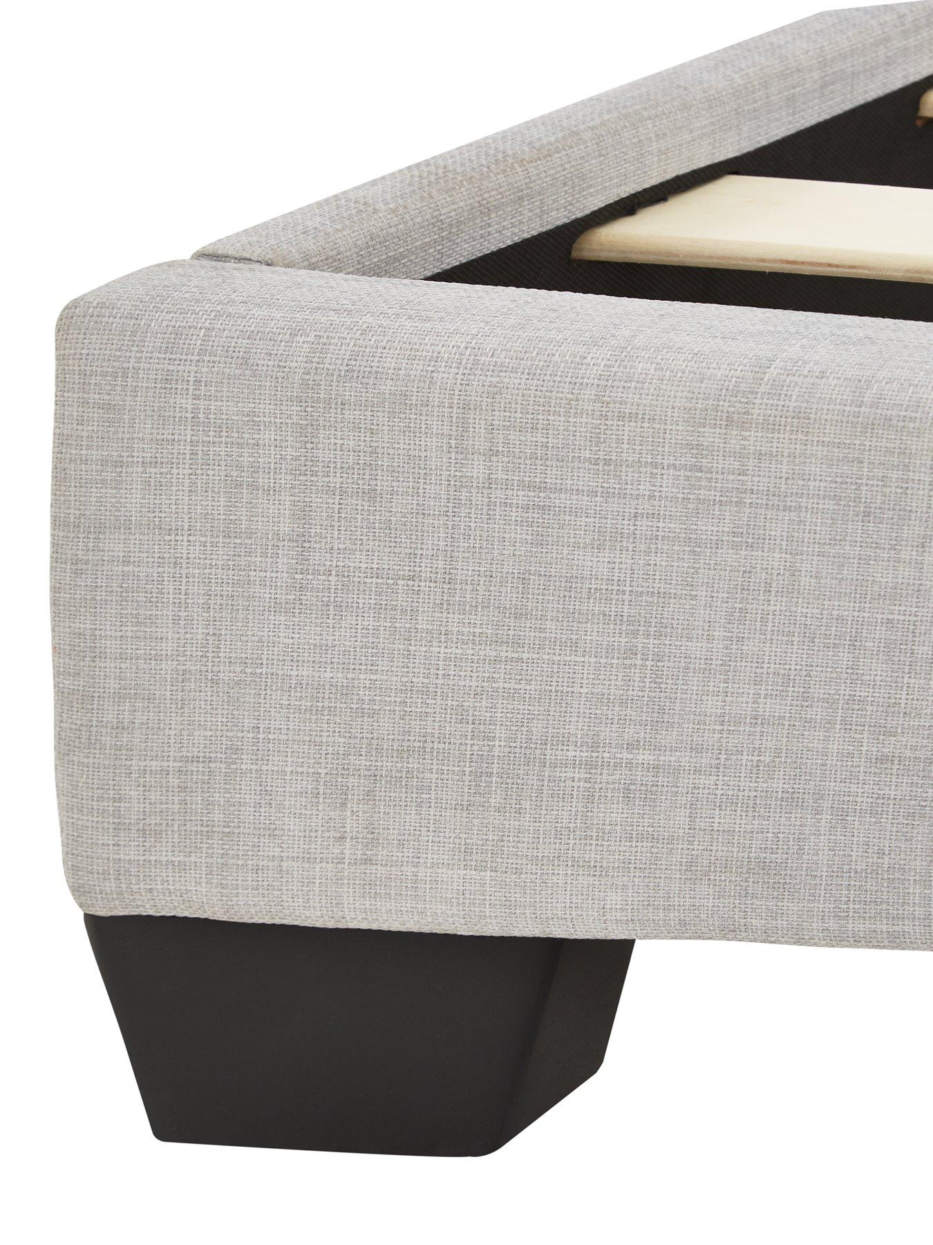 Image 4 of 6 of The Very Collection Riley Bed with Mattress options (Buy &amp; SAVE!) - Light Grey