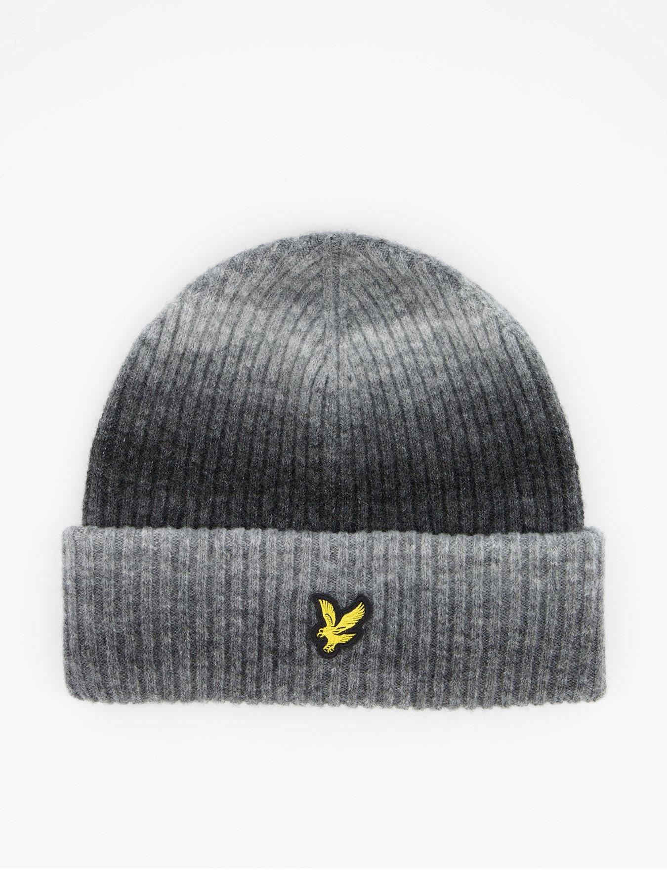 lyle-scott-ombre-beanie-black
