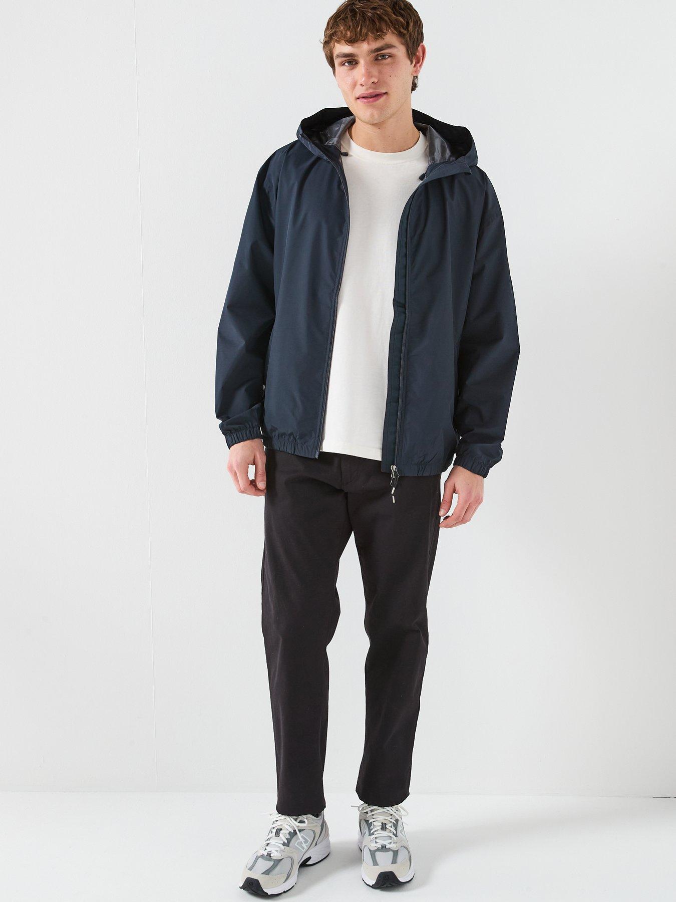 Image 3 of 6 of Pyrenex Ensure Water Resistant Hooded Jacket - Navy