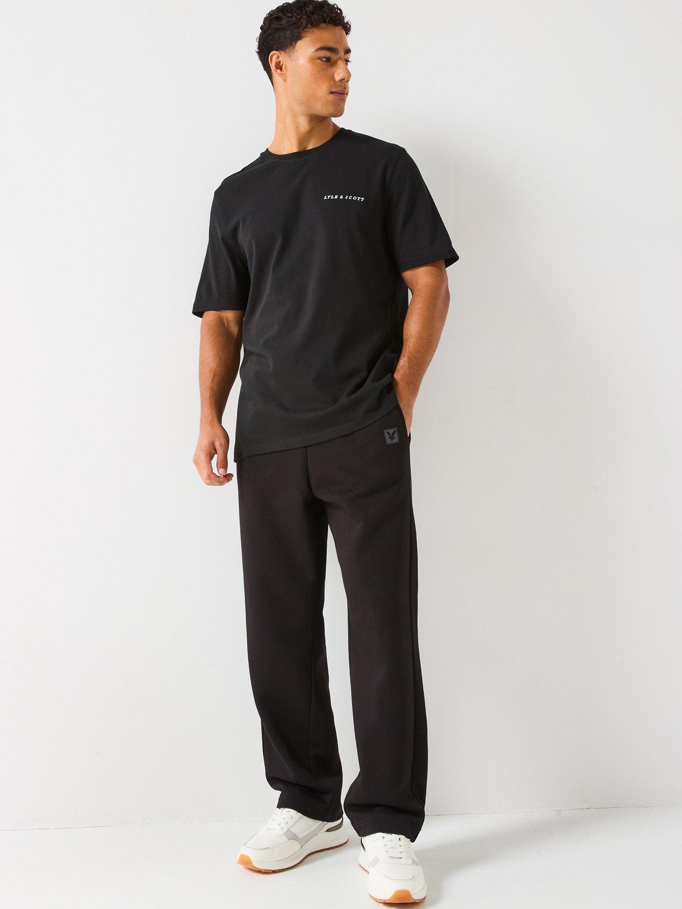 Image 4 of 5 of Lyle & Scott Script Relaxed Fit T-Shirt- Black
