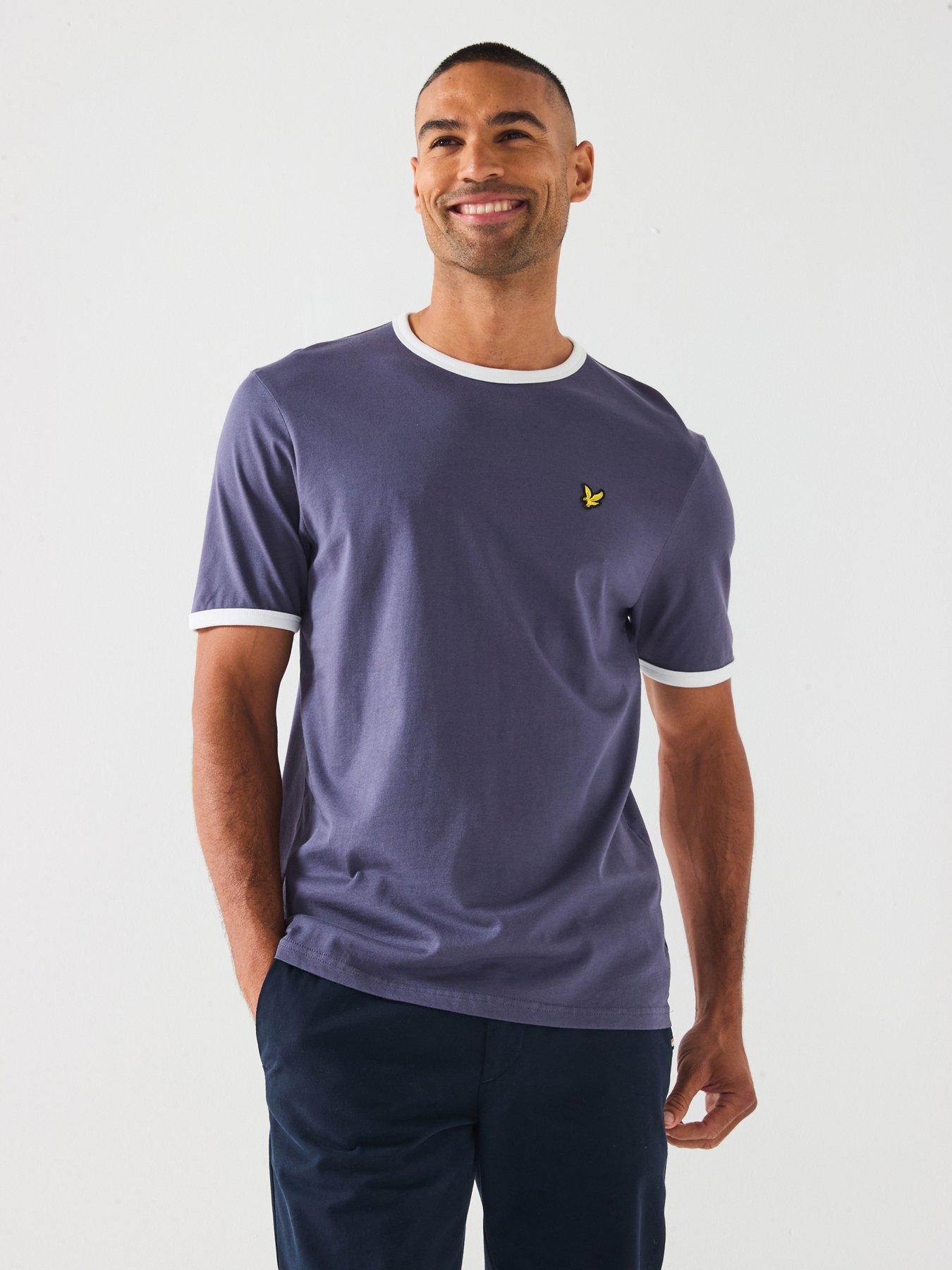 Lyle & Scott Ringer T-Shirt- Grey