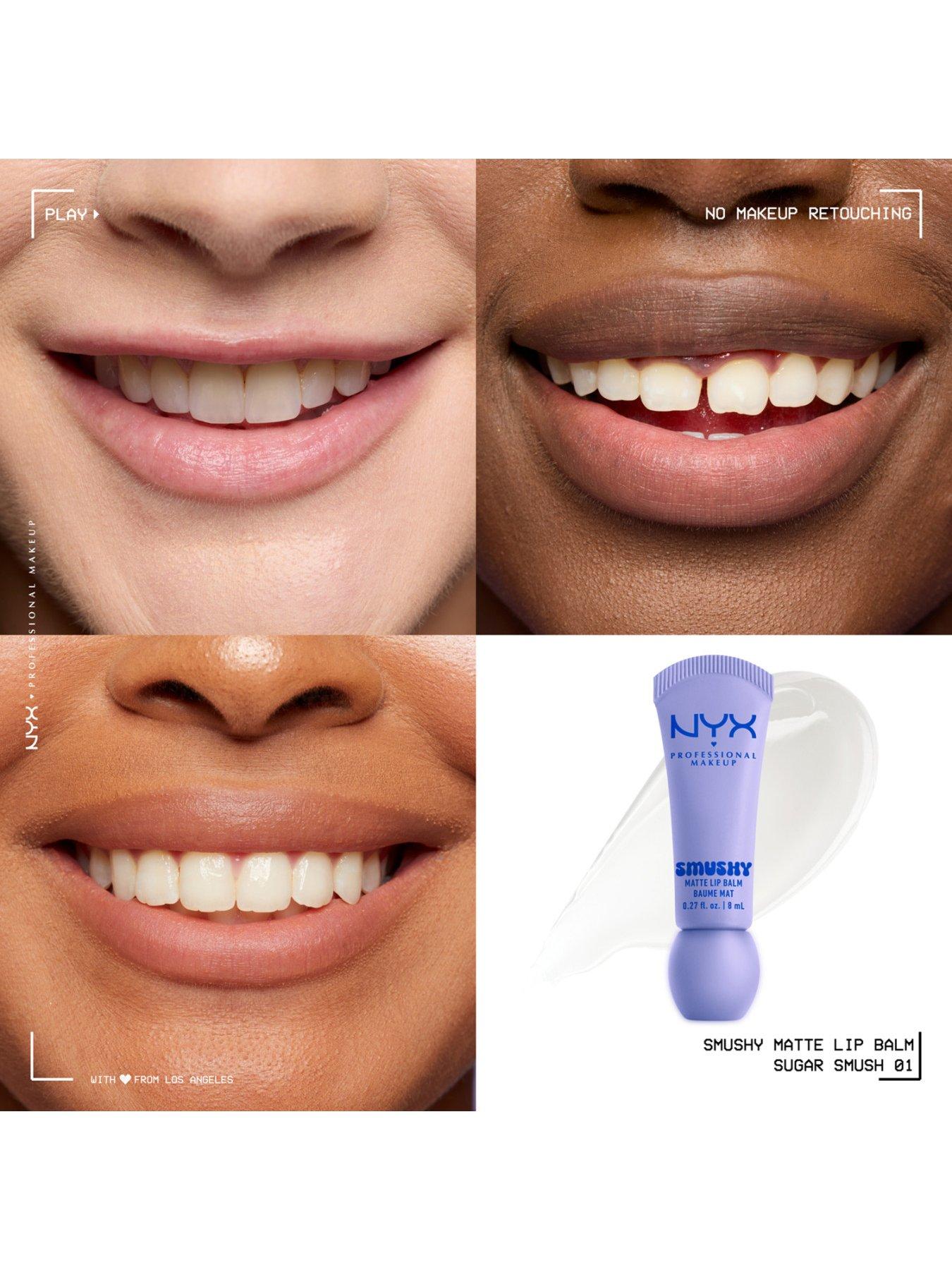 Image 3 of 7 of NYX PROFESSIONAL MAKEUP Smushy, Matte Lip Balm, Soft Diffused Colour, Matte Finish