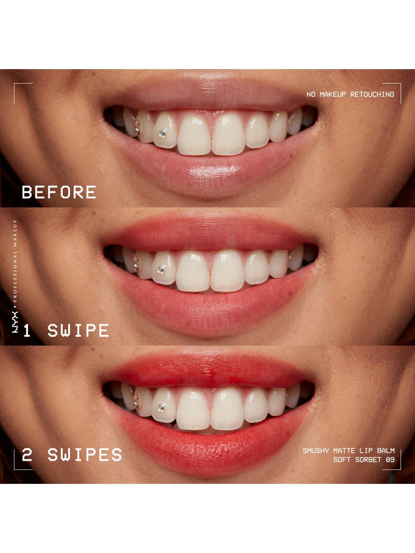 Image 4 of 7 of NYX PROFESSIONAL MAKEUP Smushy, Matte Lip Balm, Soft Diffused Colour, Matte Finish