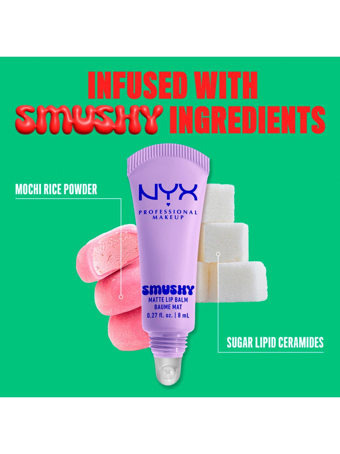 Image 6 of 7 of NYX PROFESSIONAL MAKEUP Smushy, Matte Lip Balm, Soft Diffused Colour, Matte Finish