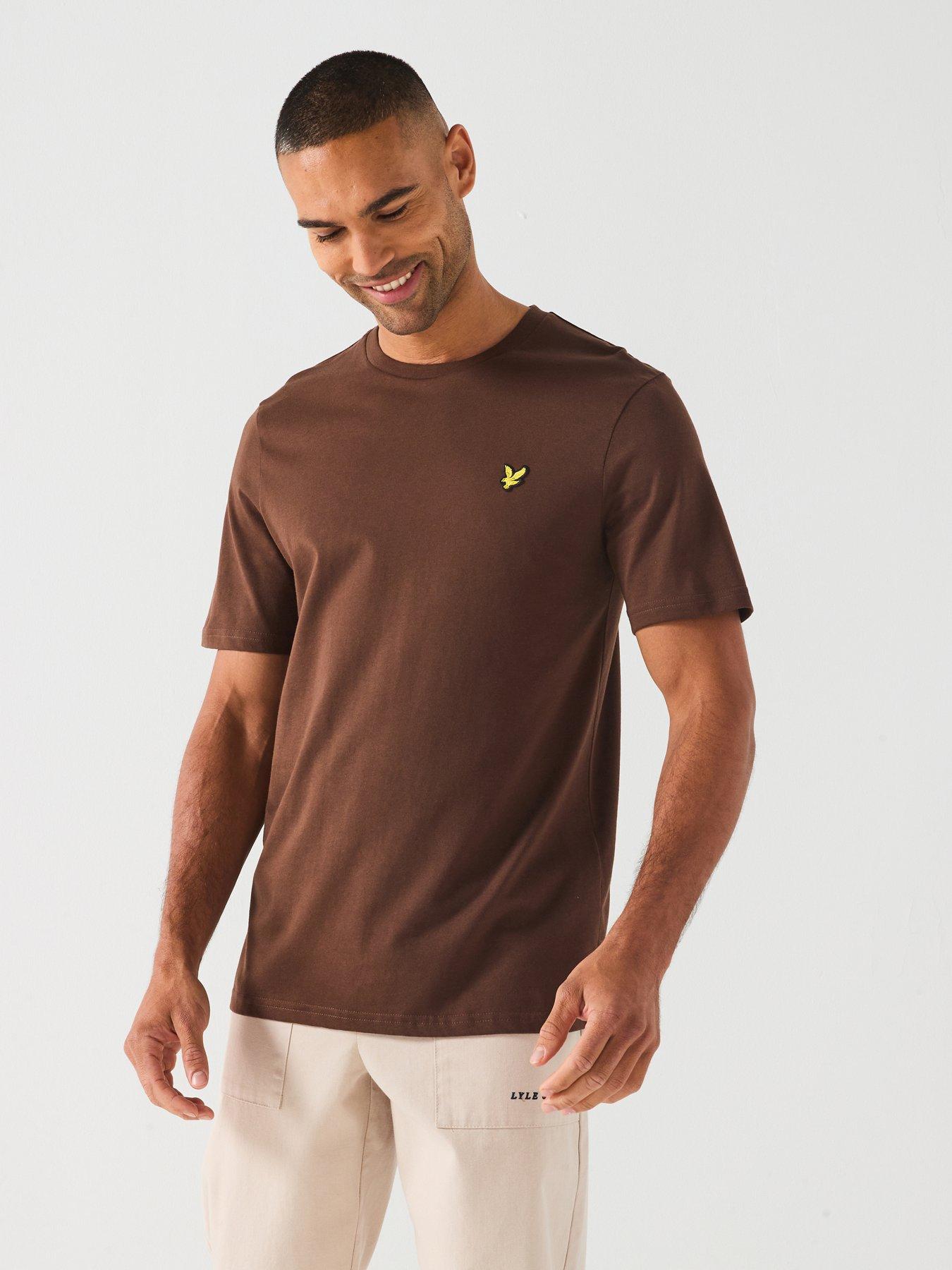 lyle-scott-plain-t-shirt--brown