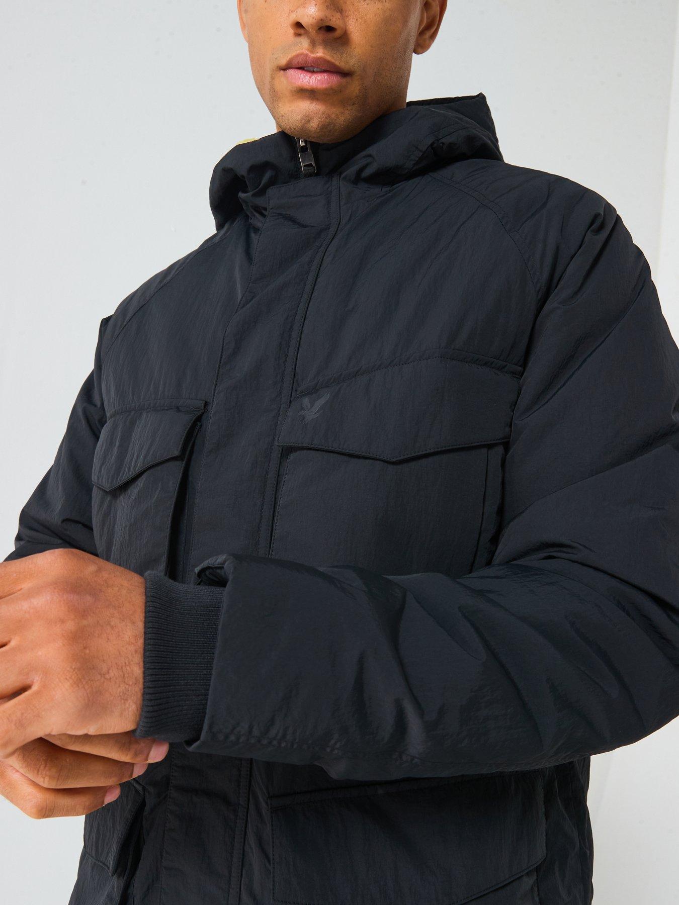  image of lyle-scott-tactical-wadded-parka--black
